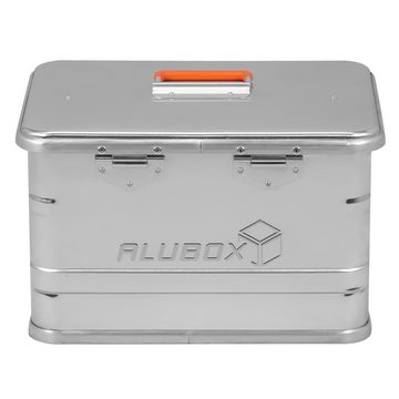 ALUBOX Aufbewahrungsbox Alukiste mit Deckel C-Serie Universal Lagerkiste (29 Liter)
