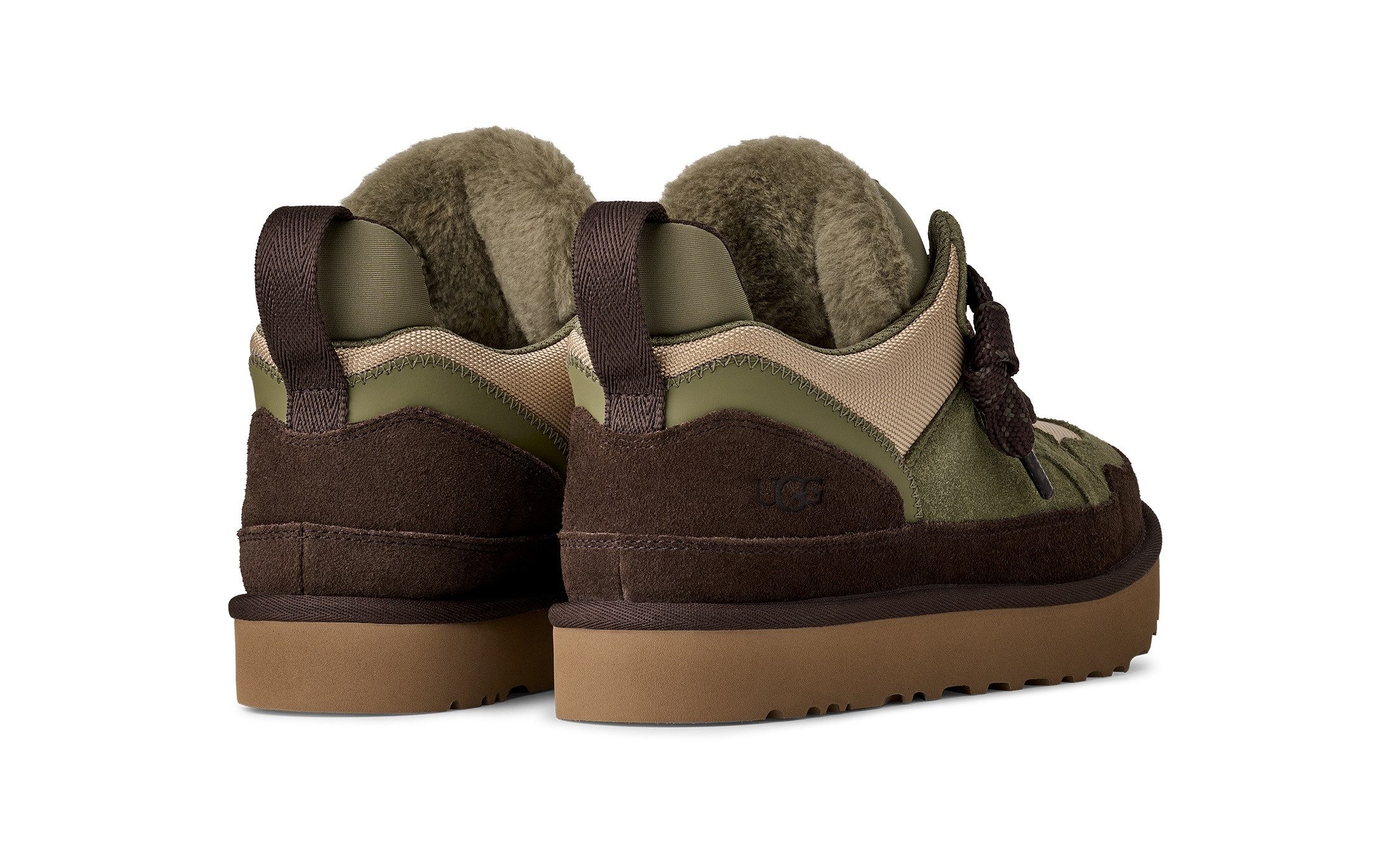 UGG M LOWMEL Sneaker Halbschuh, Schnürschuh mit gepolstertem Schaftrand