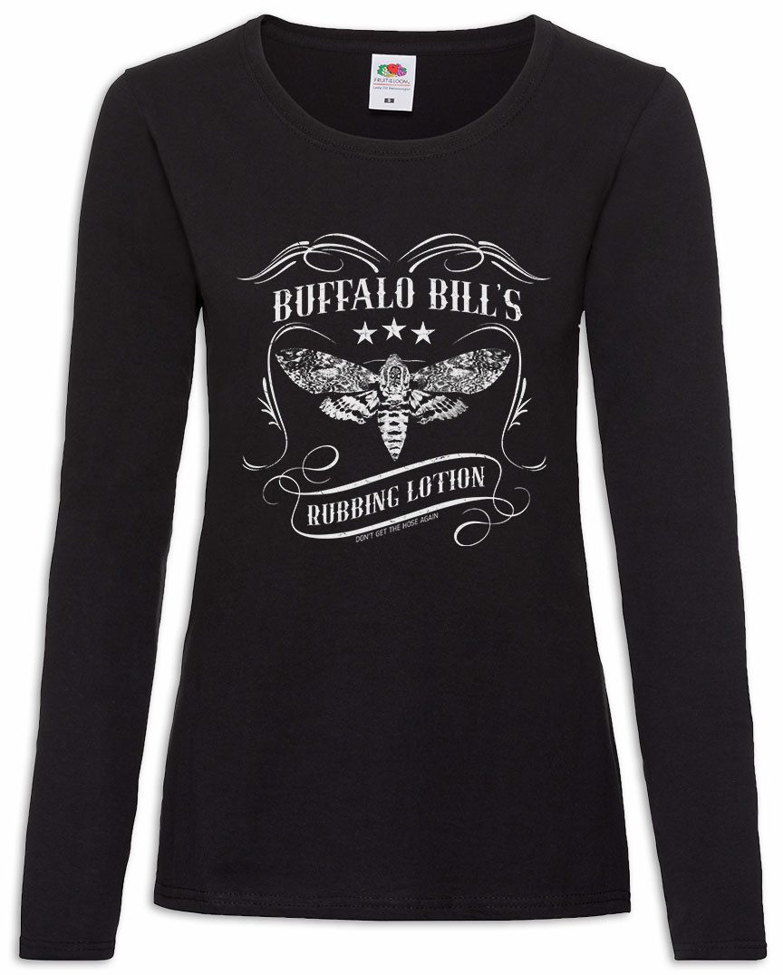 Langarmshirt Buffalo Bill's Rubbing Lotion Damen Langarmshirt Schweigen Silence Der