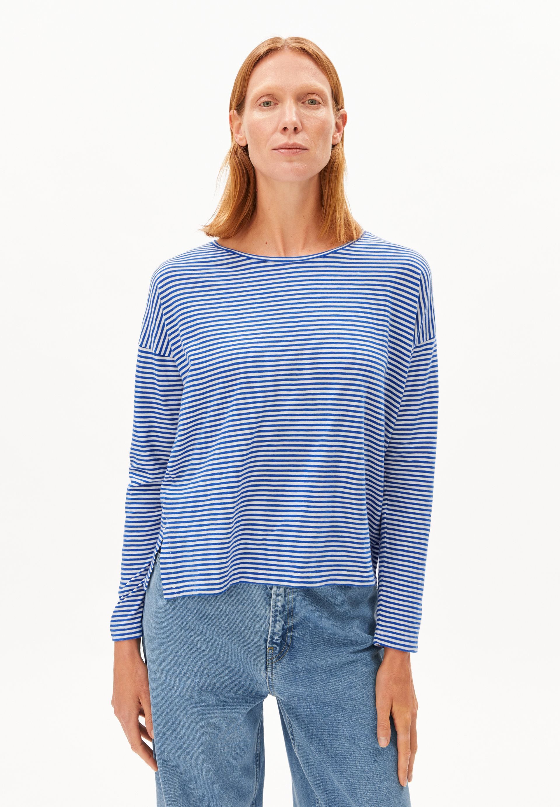 Longsleeve XIANAA STRIPES Longsleeve aus Bio-Baumwolle
