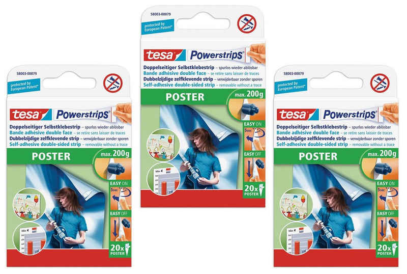 tesa Wandanker Tesa Powerstrips®, 3er Set