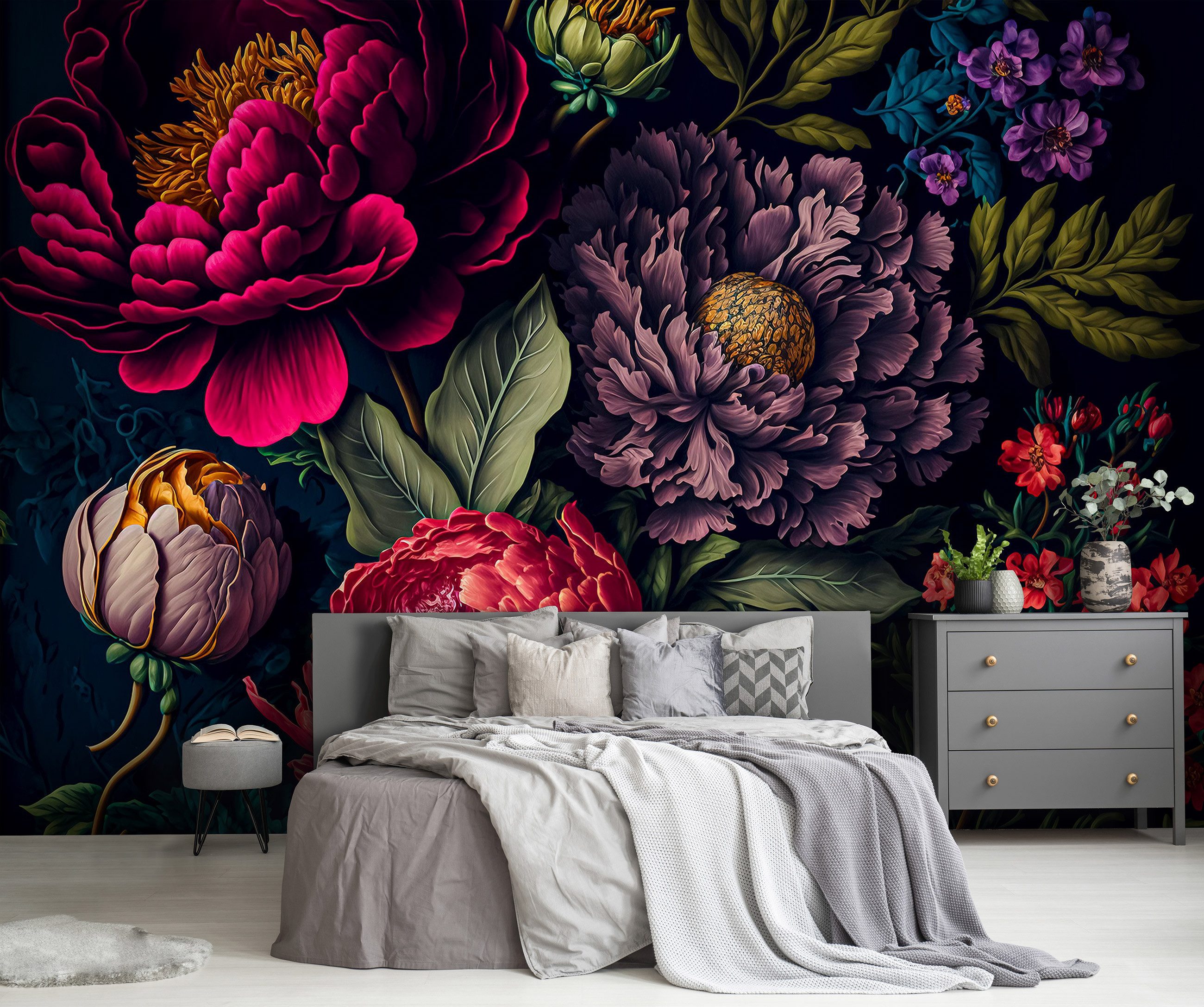 Wallarena Fototapete Foto - Mehrfarbig - Modern - Vlies - Schlafzimmer, glatt, 104x70cm
