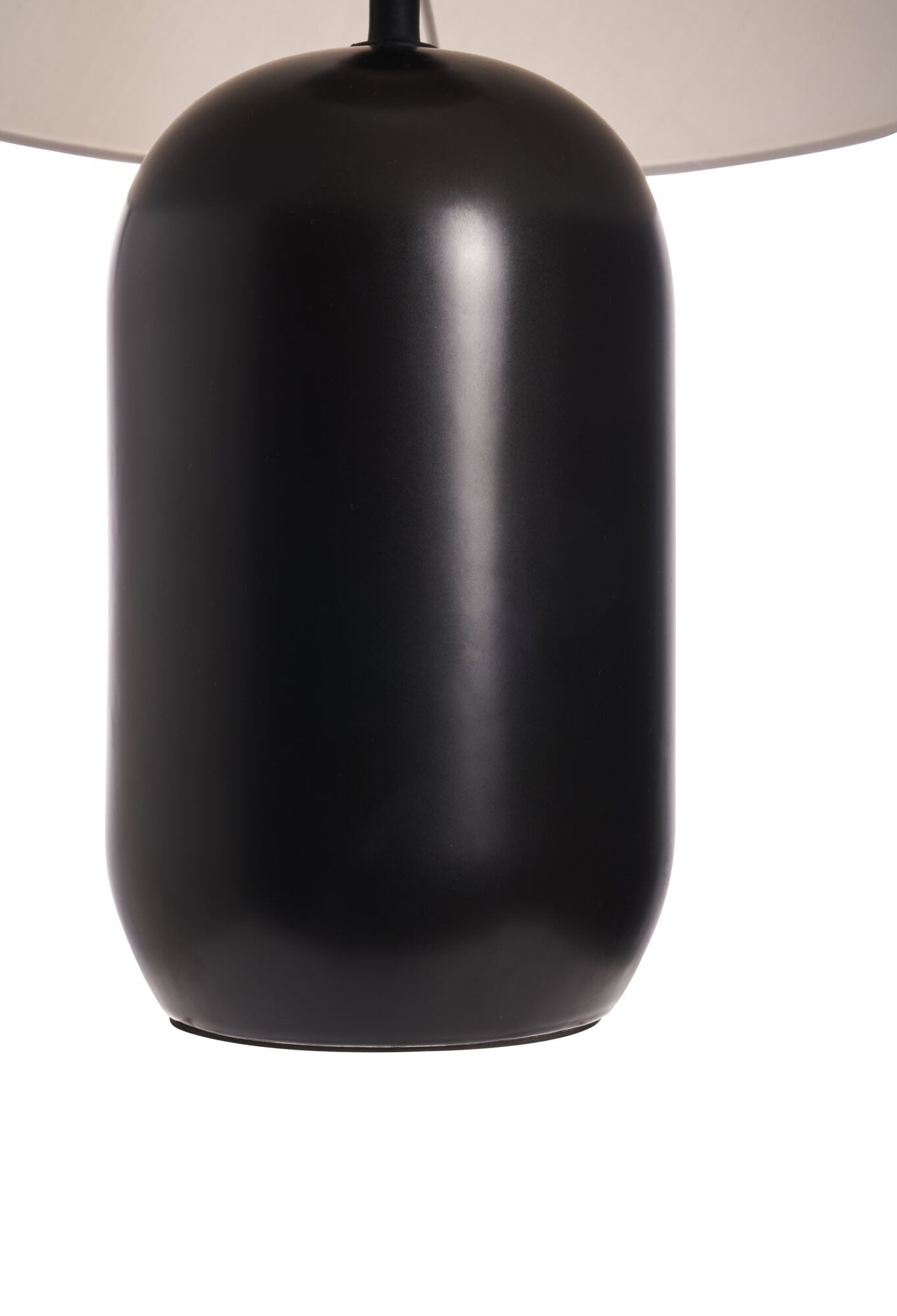 Pauleen Tischleuchte Mystic Shine max 20W E14 Weiß/Schwarz 230V Stoff/Keramik, Ein-/Ausschalter, ohne Leuchtmittel, IP20