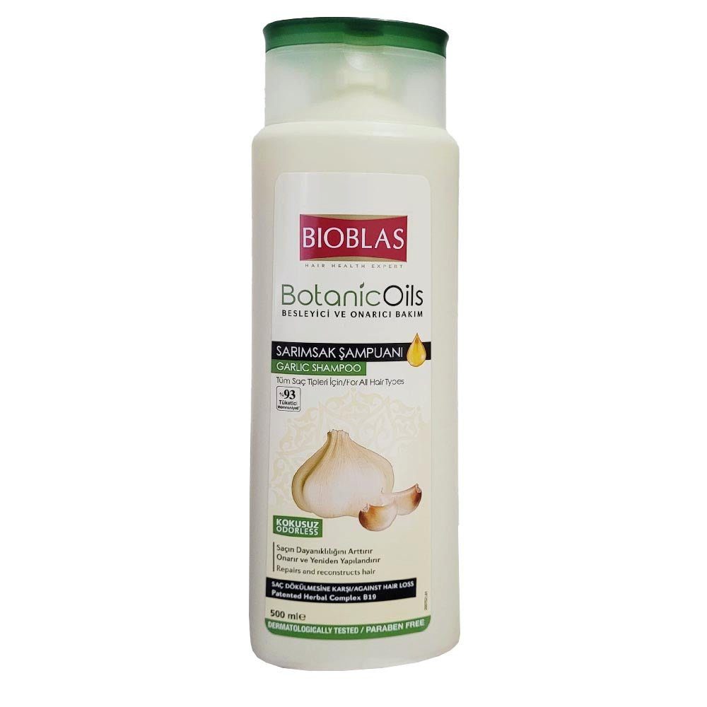 Bioblas Shampoo Bioblas Haarausfall Geruchlos Knoblauch 500ml Haarshampoo Anti