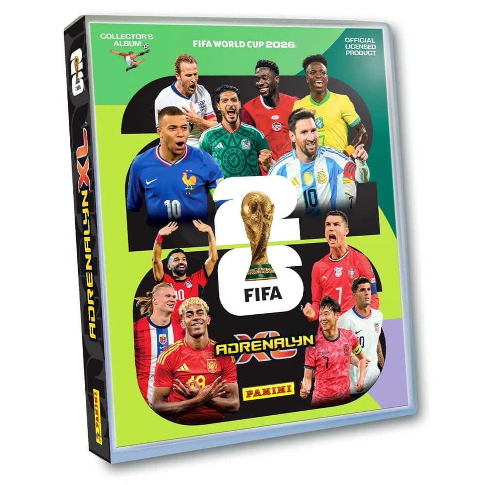 Panini Sammelkarte Fifa World Cup 2026 Adrenalyn XL - WM Trading Cards Sammelkarten, - 1 Sammelmappe