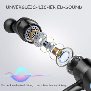 GelldG In Ear Kopfhörer, Kabellos Bluetooth, Stereo Earbuds mit Mikrofon Bluetooth-Kopfhörer