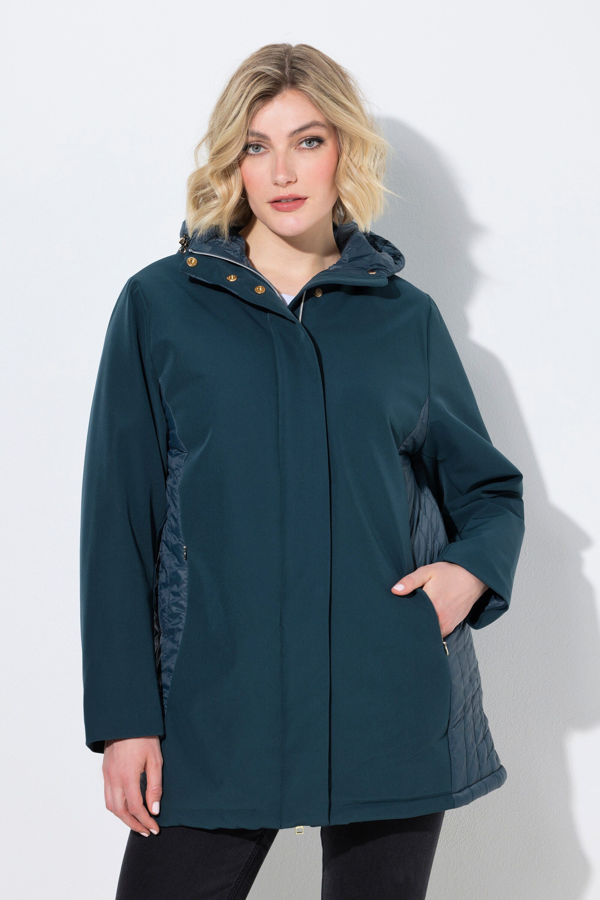 Ulla Popken Parka HYPRAR Funktionsjacke wasserabweisend Kapuze