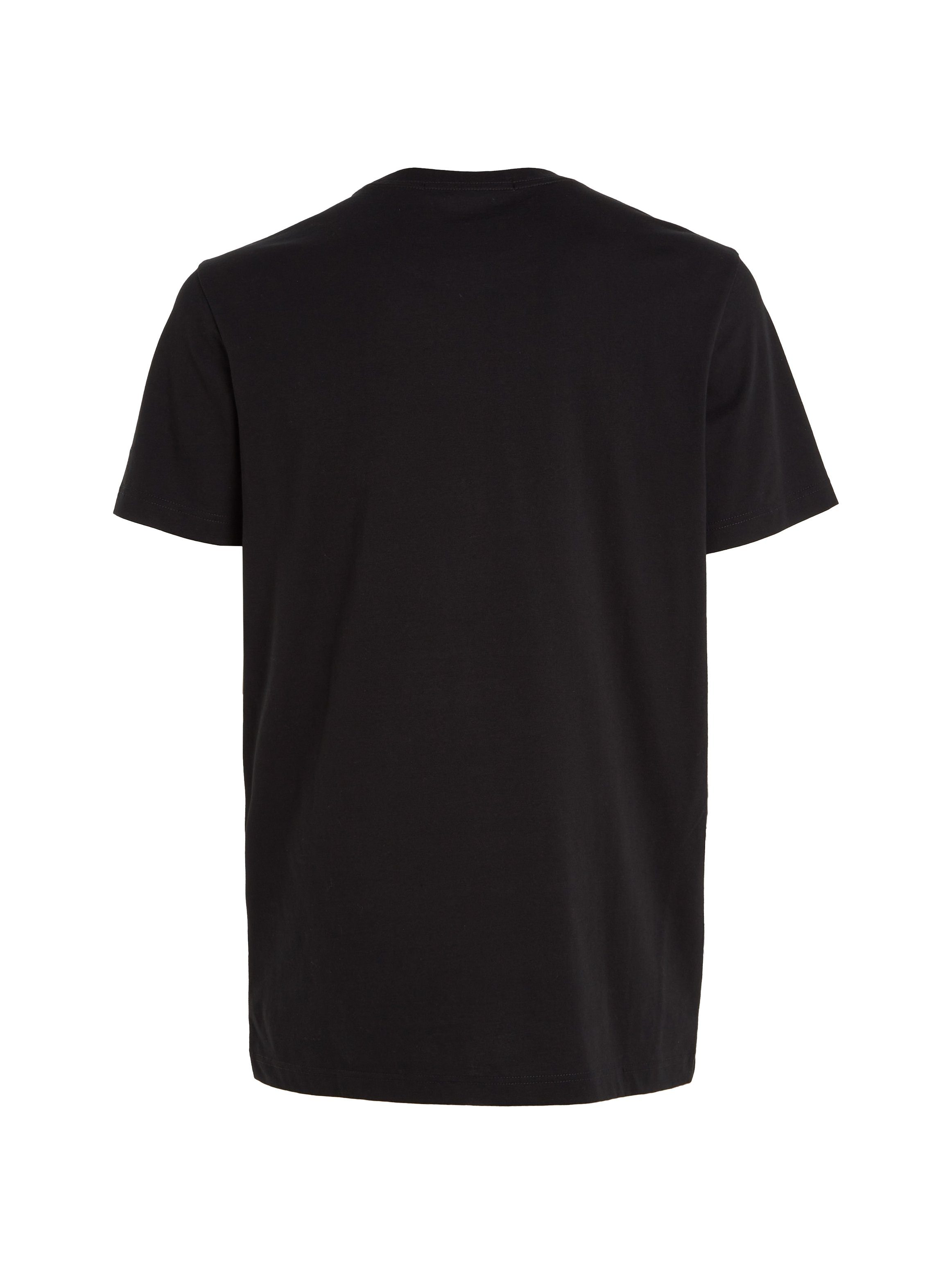 Klein Jeans Black TEE MONOLOGO Ck REGULAR mit T-Shirt Calvin Logoschriftzug