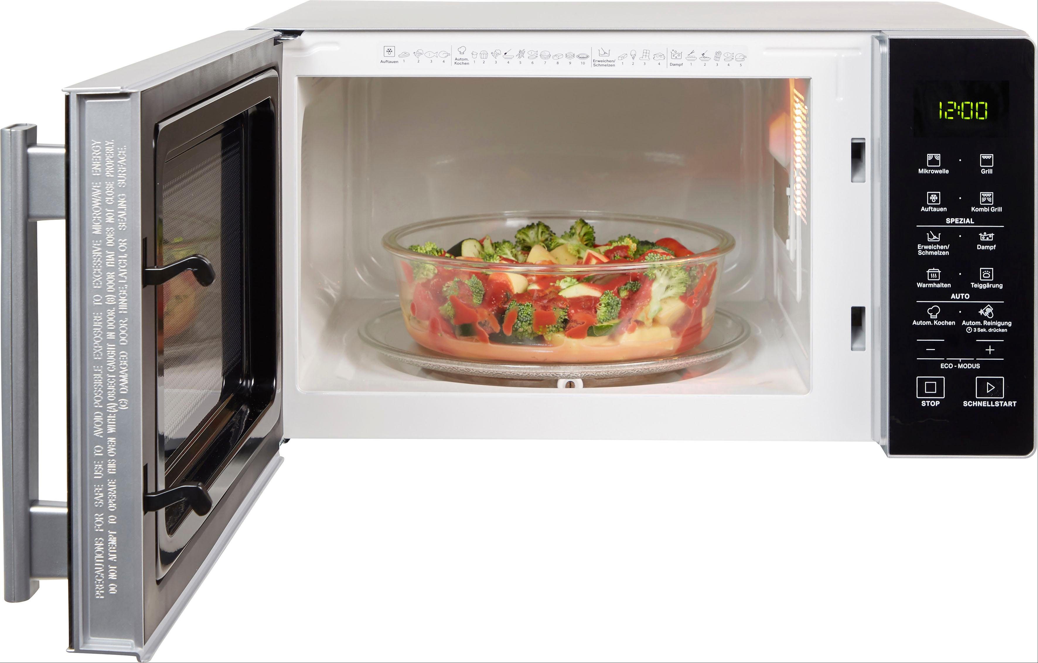 BAUKNECHT Mikrowelle MW 254 SM, Grill, 25 l