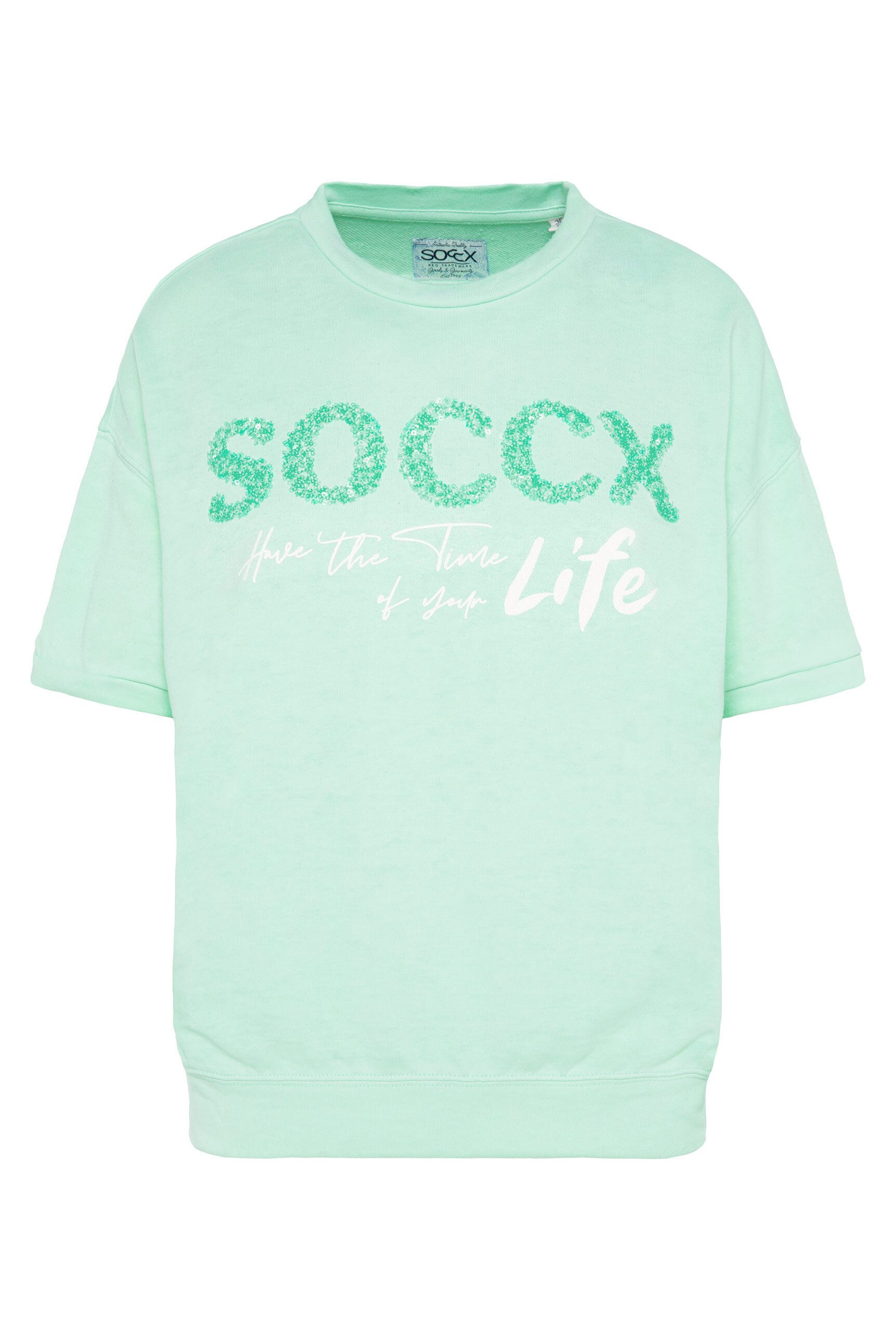 SOCCX Sweater mit Baumwolle günstig online kaufen