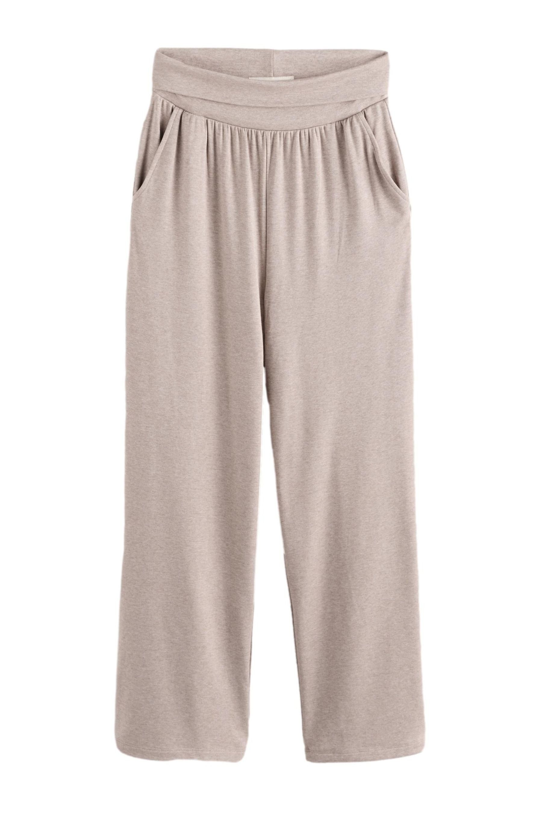 Yogahose Laura Ashley Yoga-Hose mit weitem Bein + Rollbund