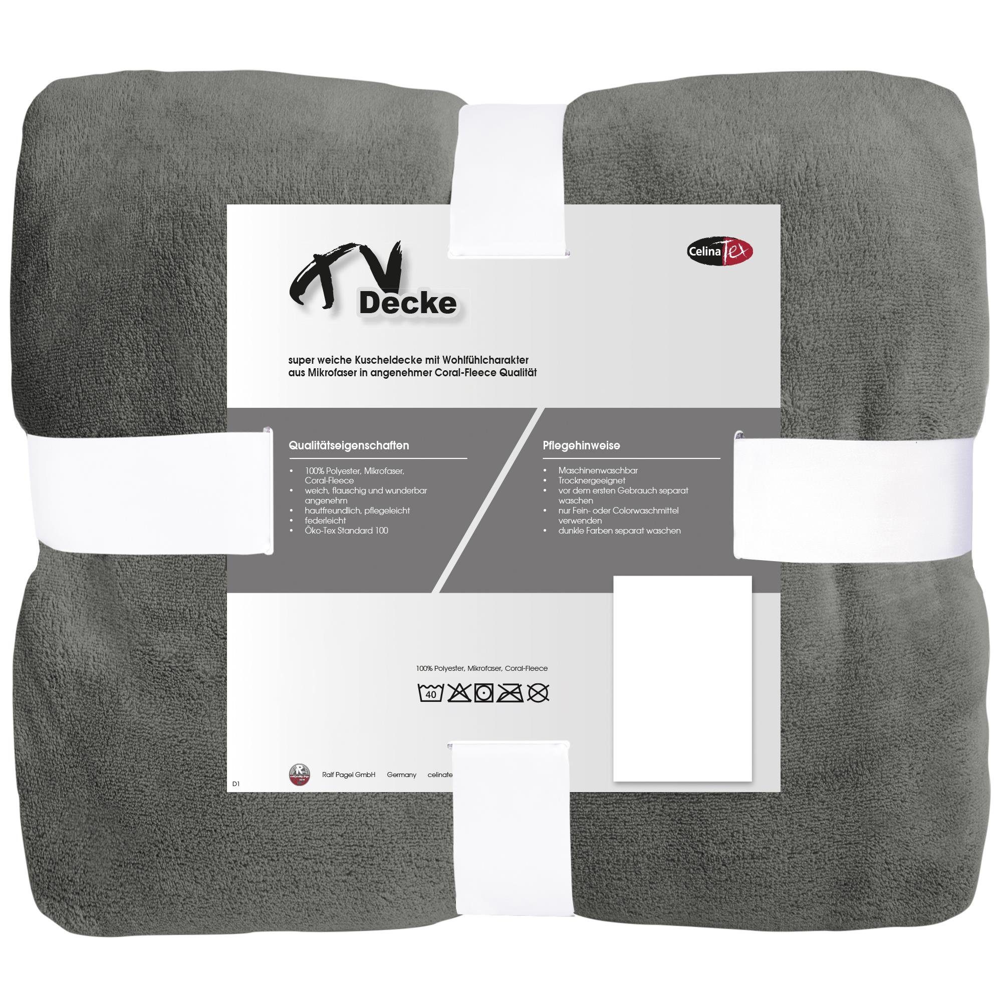 Wohndecke TV Decke Kuscheldecke Sofadecke Fleece günstig online kaufen