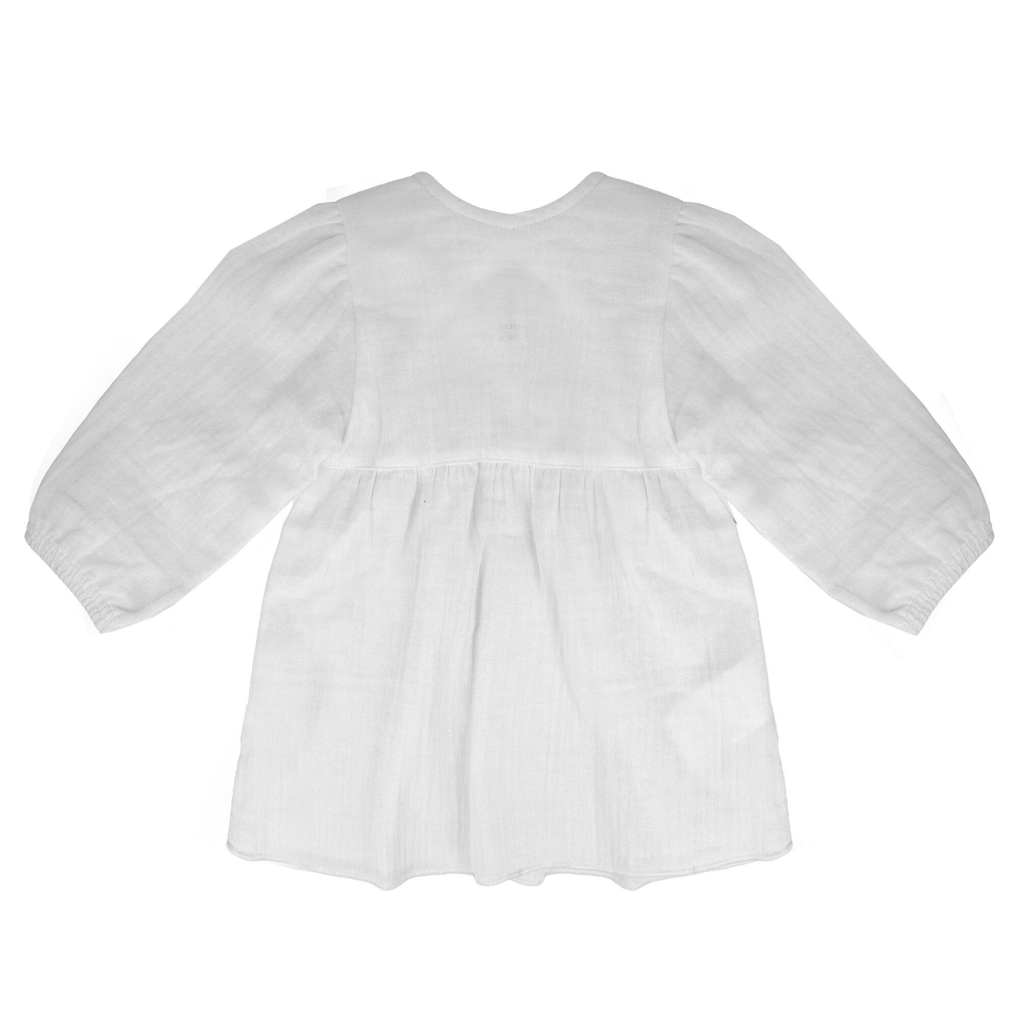 MAXIMO Shirtbluse GOTS BABY GIRL-Bluse langer Ärmel, Musselin (1-tlg)