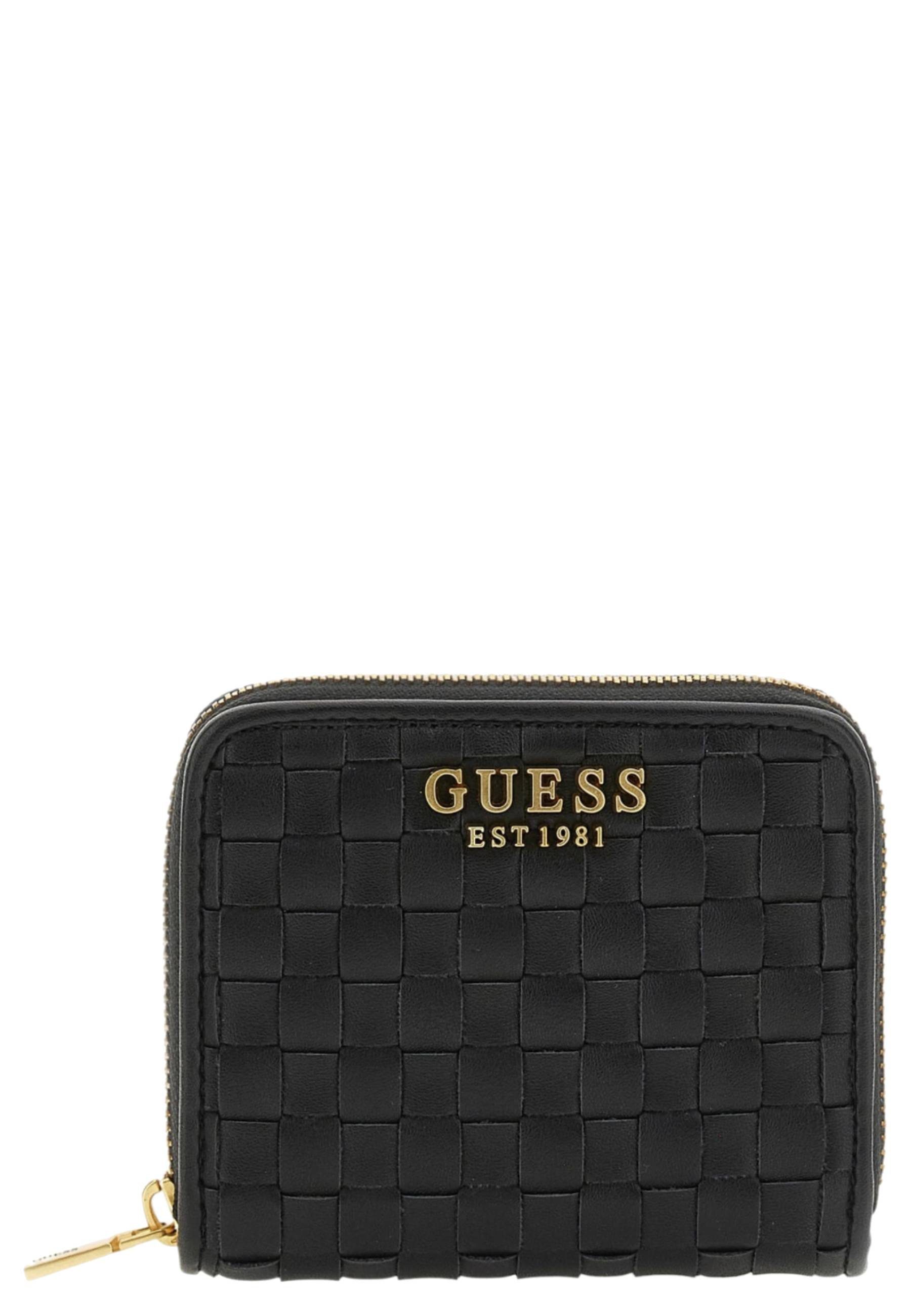 Guess Geldbörse Lisbet SLG Small Zip Around Wallet black