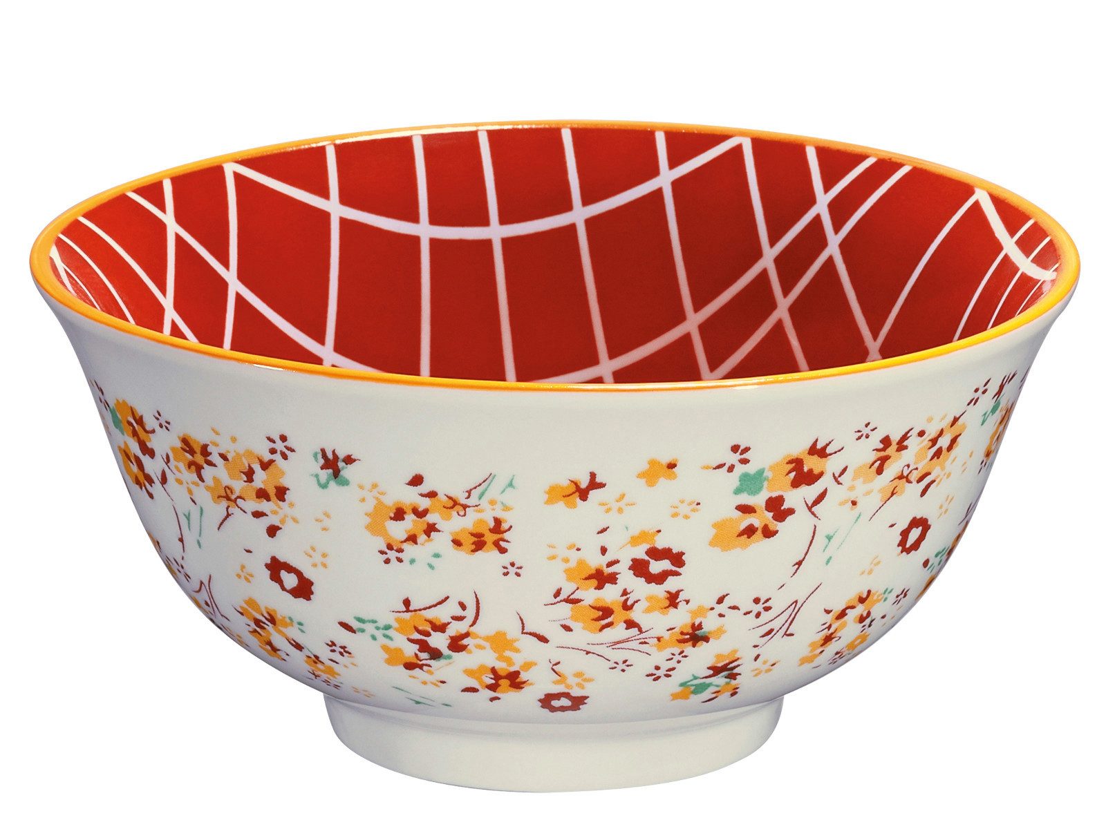 Cilio Schale AMICI Bowl Blumen 18 cm, Porzellan, (Bowls)