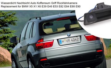 GABITECH Rückfahrkamera im Koffergriff integriert für BMW E60 E61 E70 E71 E72 Rückfahrkamera