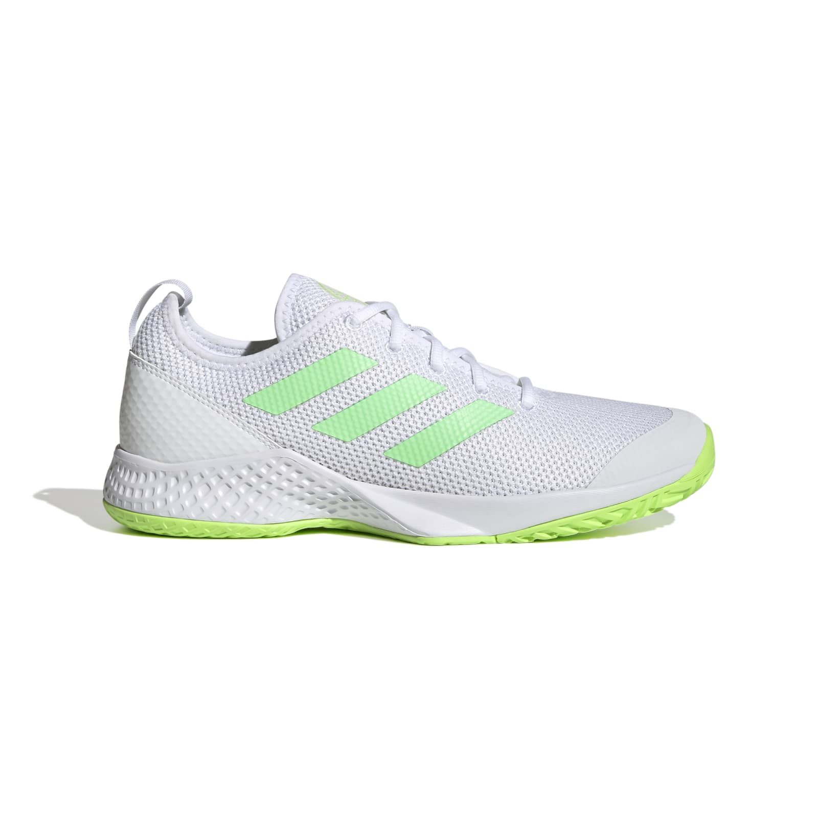 adidas Performance CourtFlash Allcourt weiss/limegrün Herren Tennisschuh – Bild 3 von 5