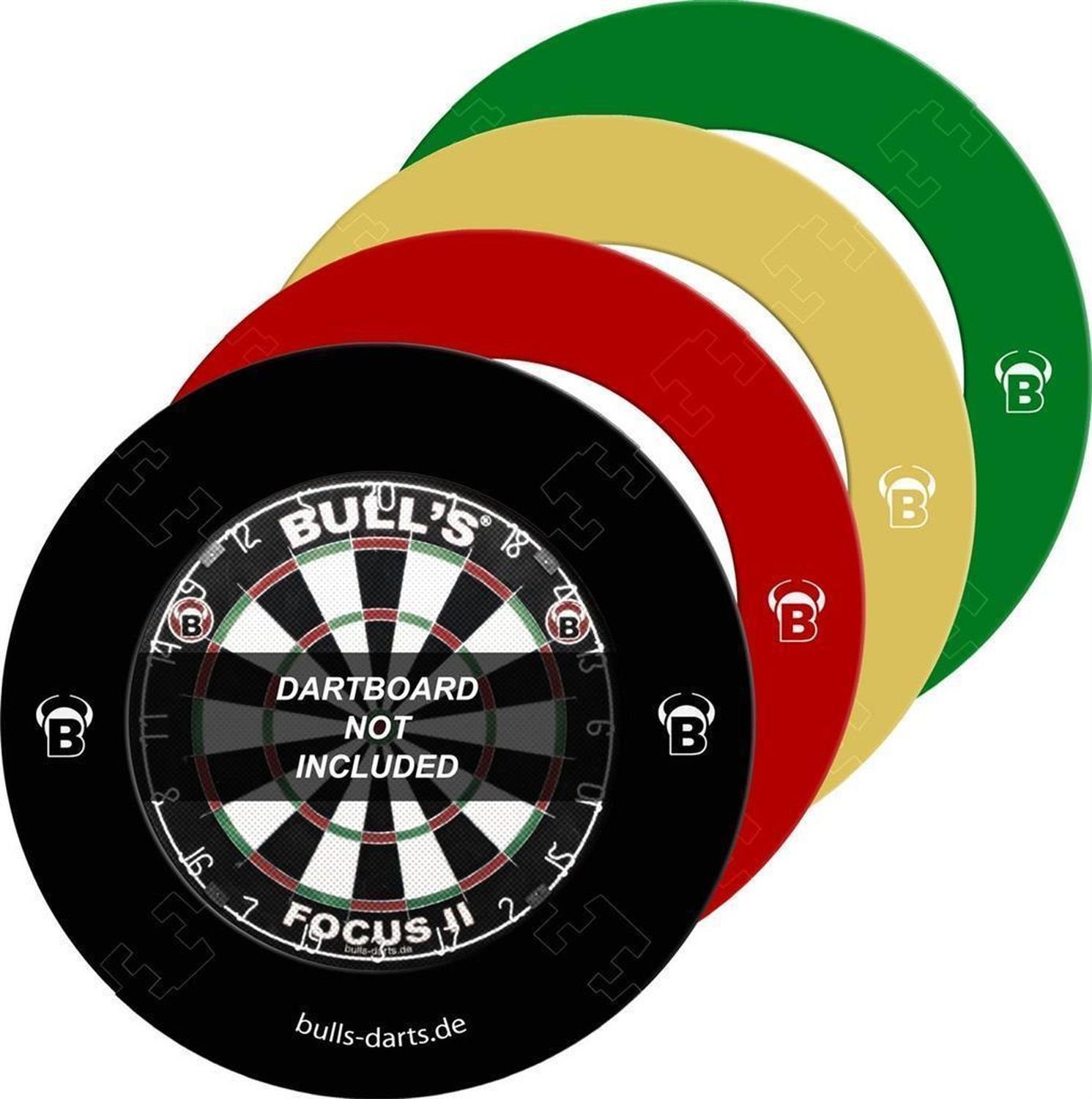 grün Board BULL'S EVA Dart-Wandschutz Dart Quarterback Surround