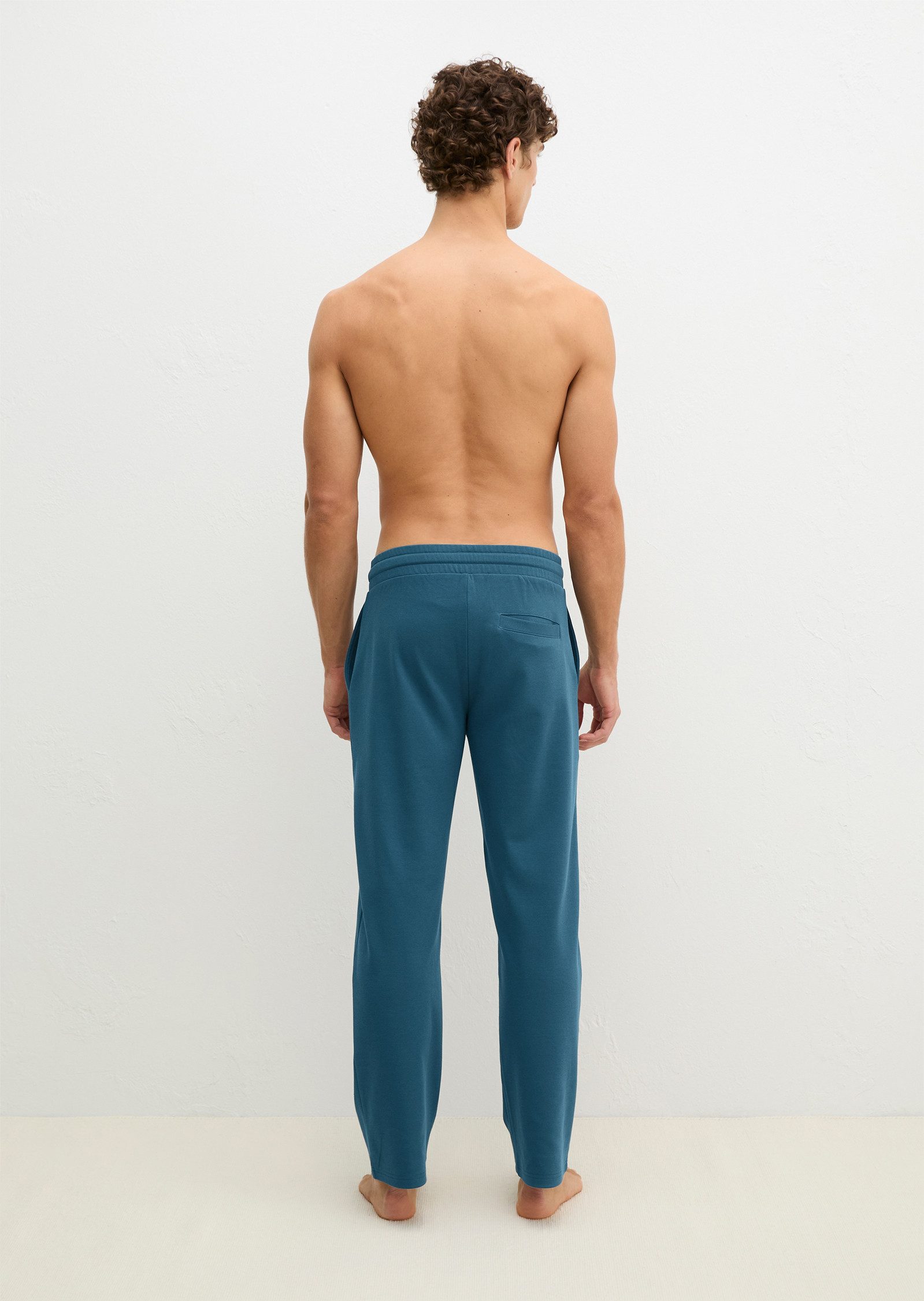 Marc O'Polo Loungehose Mix N Match Interlock mit Gummizug und Bindeband – Bild 4 von 4