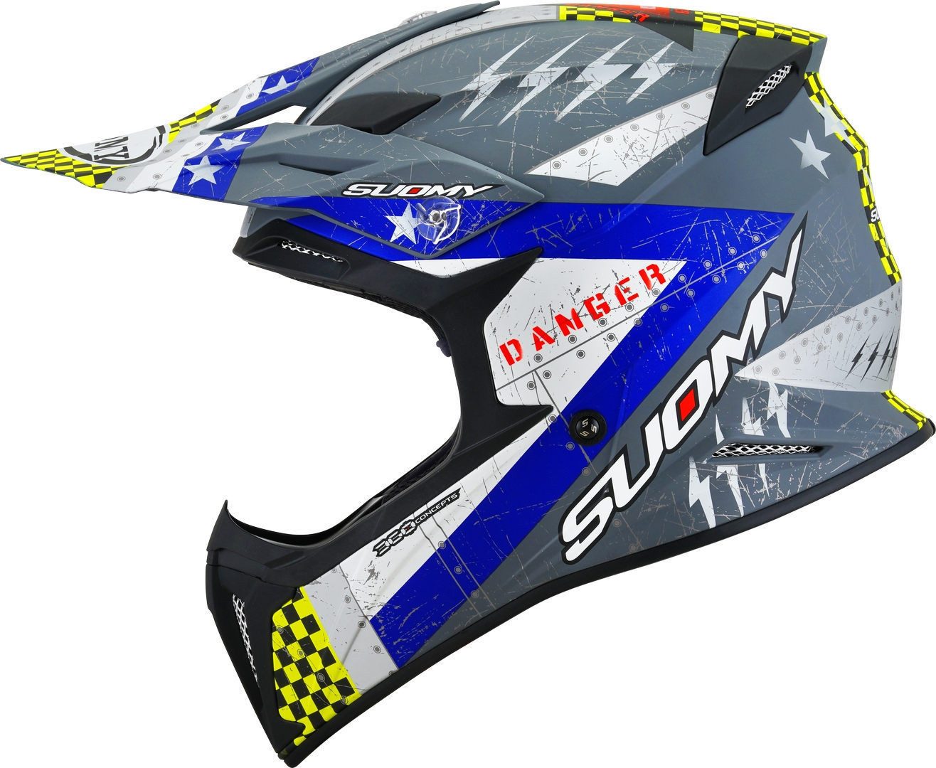 Suomy Motocrosshelm X-Wing Jetfighter Motocross Helm, Atmungsaktiv