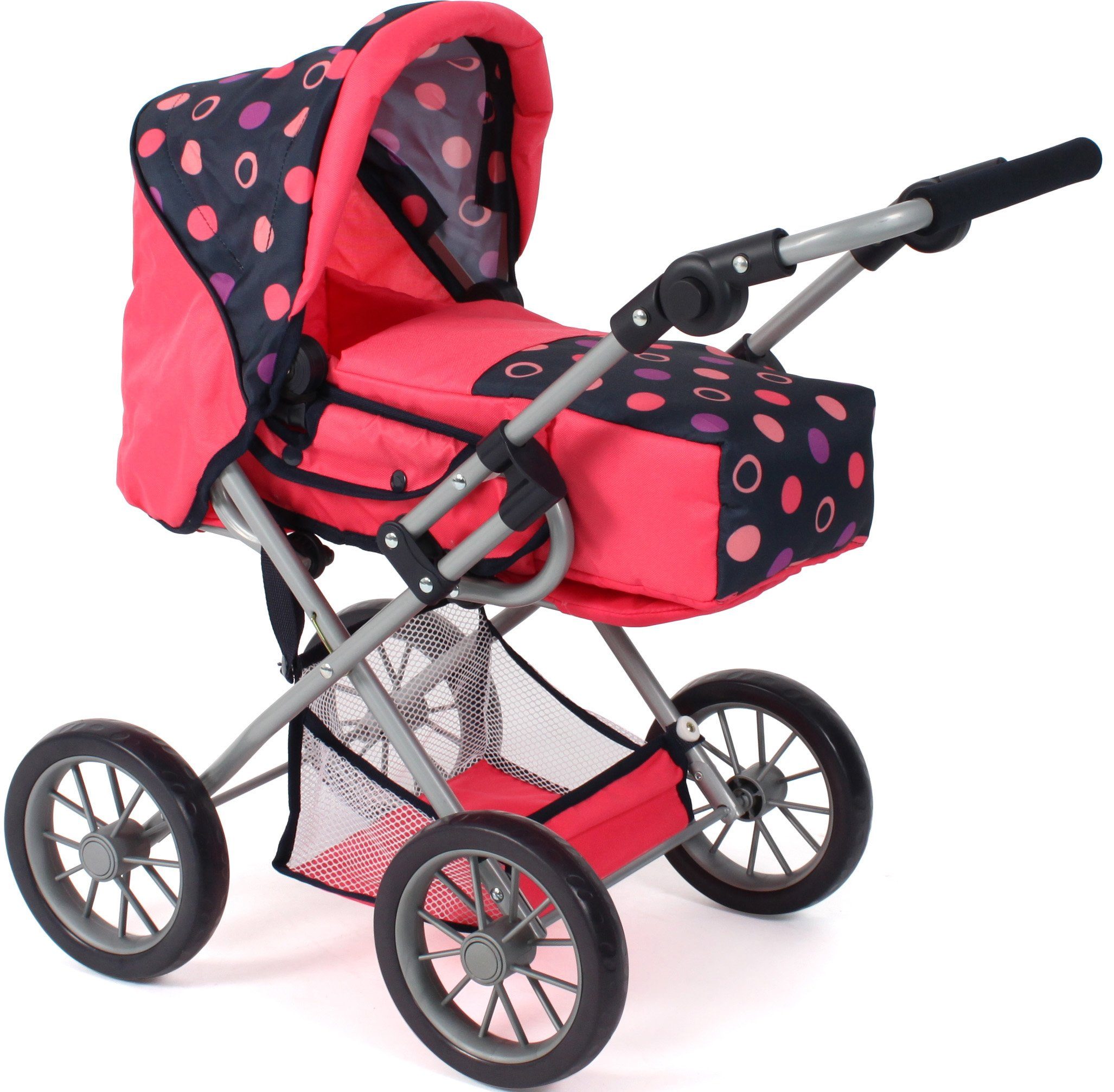CHIC2000 Kombi-Puppenwagen Leni, Corallo, mit herausnehmbarer Tragetasche günstig online kaufen