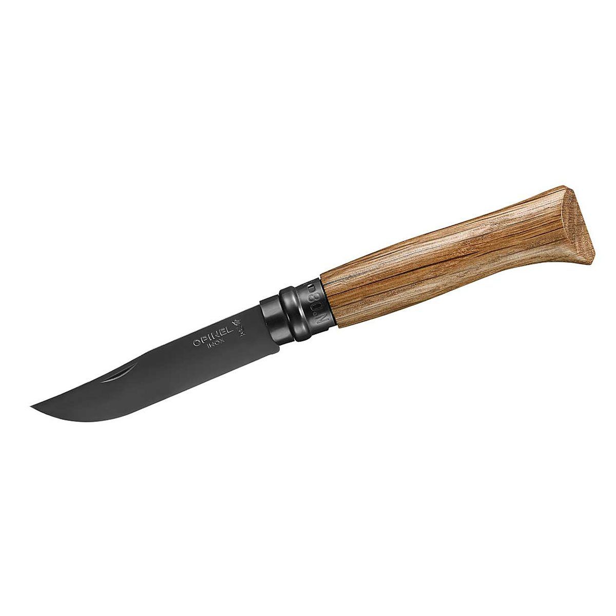 Opinel Taschenmesser No 08 Black Oak Taschenmesser in Holzbox