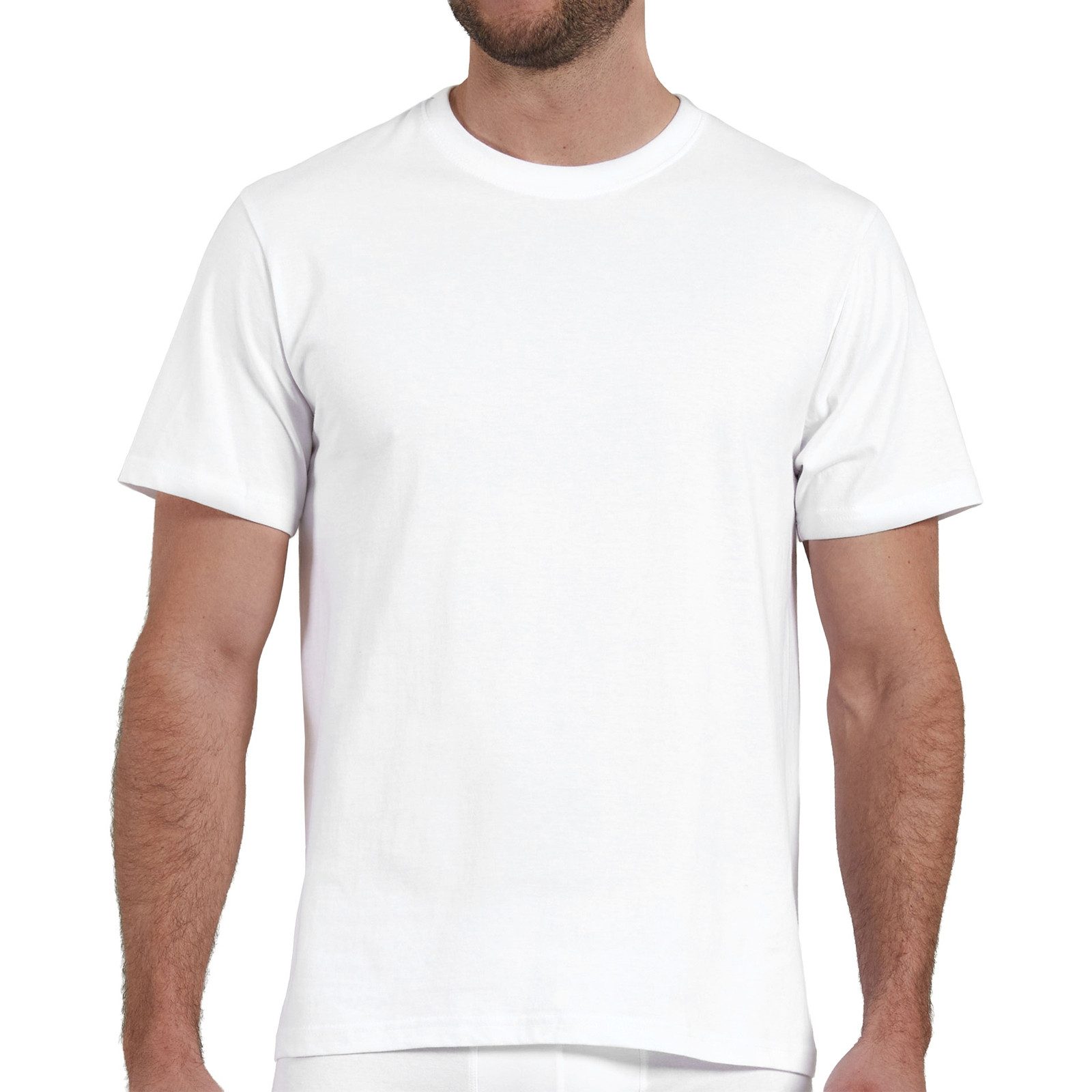 GÖTZBURG Unterziehshirt R-Neck T-Shirt (4-St) ohne Seitennaht