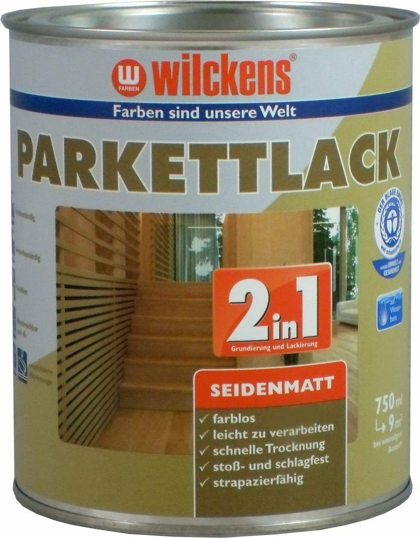 Farben Wilckens und seidenmatt Parkettlack 750 Treppen- ml Parkettlack