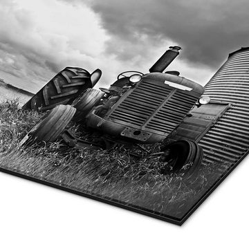 Posterlounge XXL-Wandbild Editors Choice, melancholischer Traktor, Fotografie
