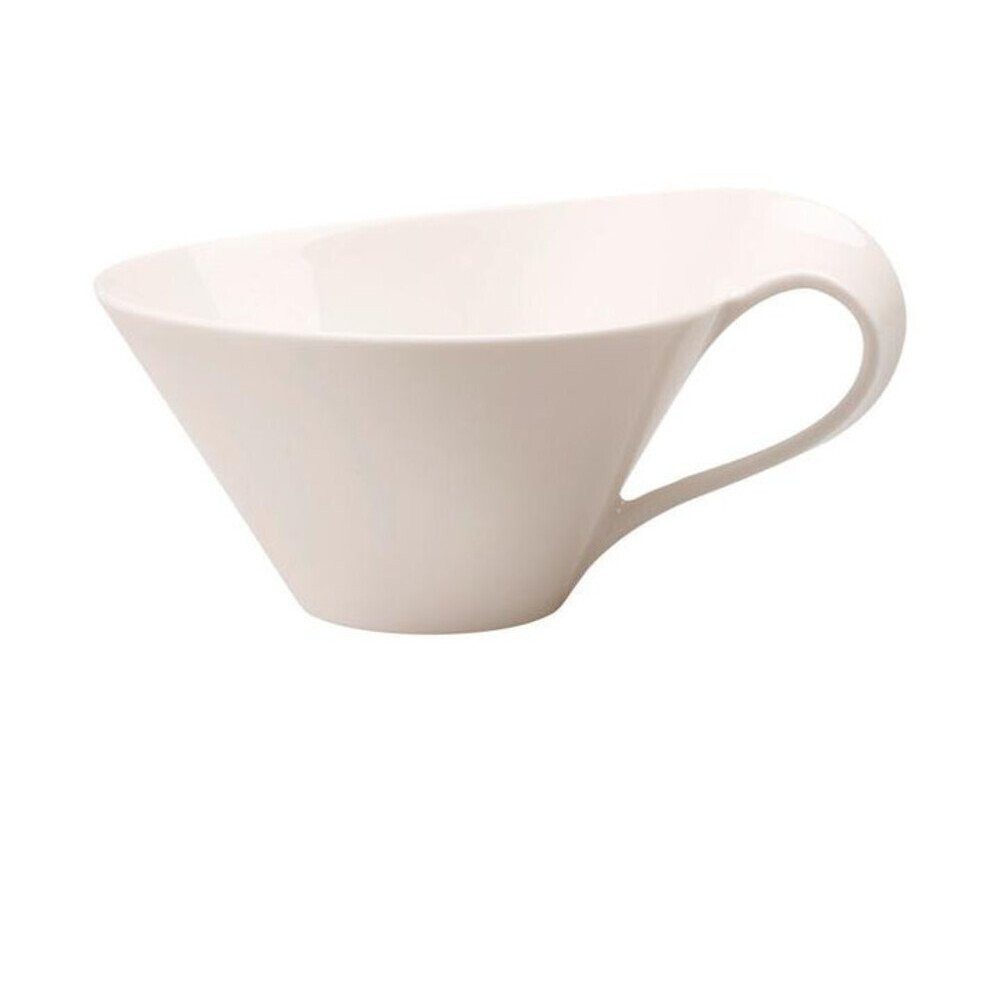 Villeroy & Boch Tasse Teetasse 0,11 l NewWave, 1-tlg., Premium Porcelain, Teetasse, 0,11 l, Premium Porcelain, Weiß