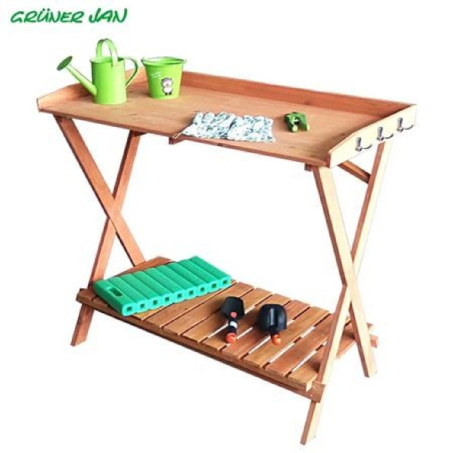Gartentisch Pflanztisch aus Holz 100x86x50 cm Blumentisch Gartenwerkbank