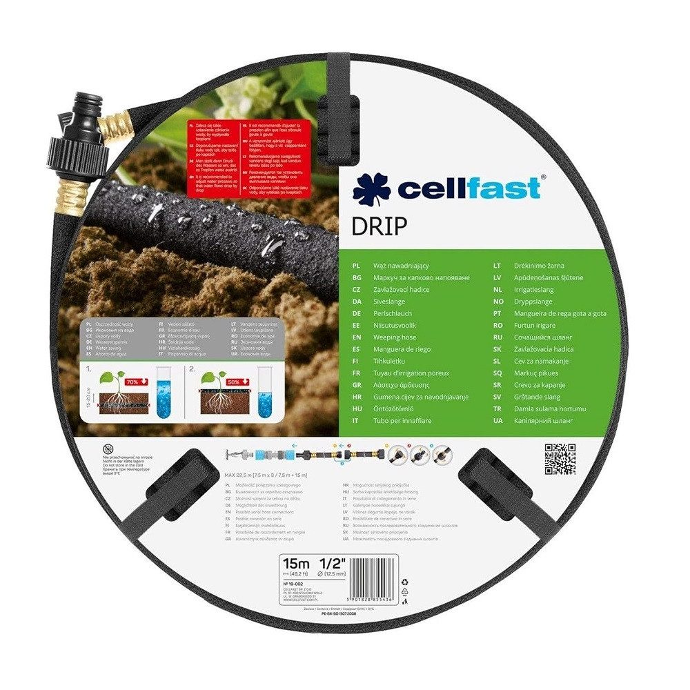 Cellfast Pflanzkübel Cellfast Perlschlauch DRIP 1/2" 15 m