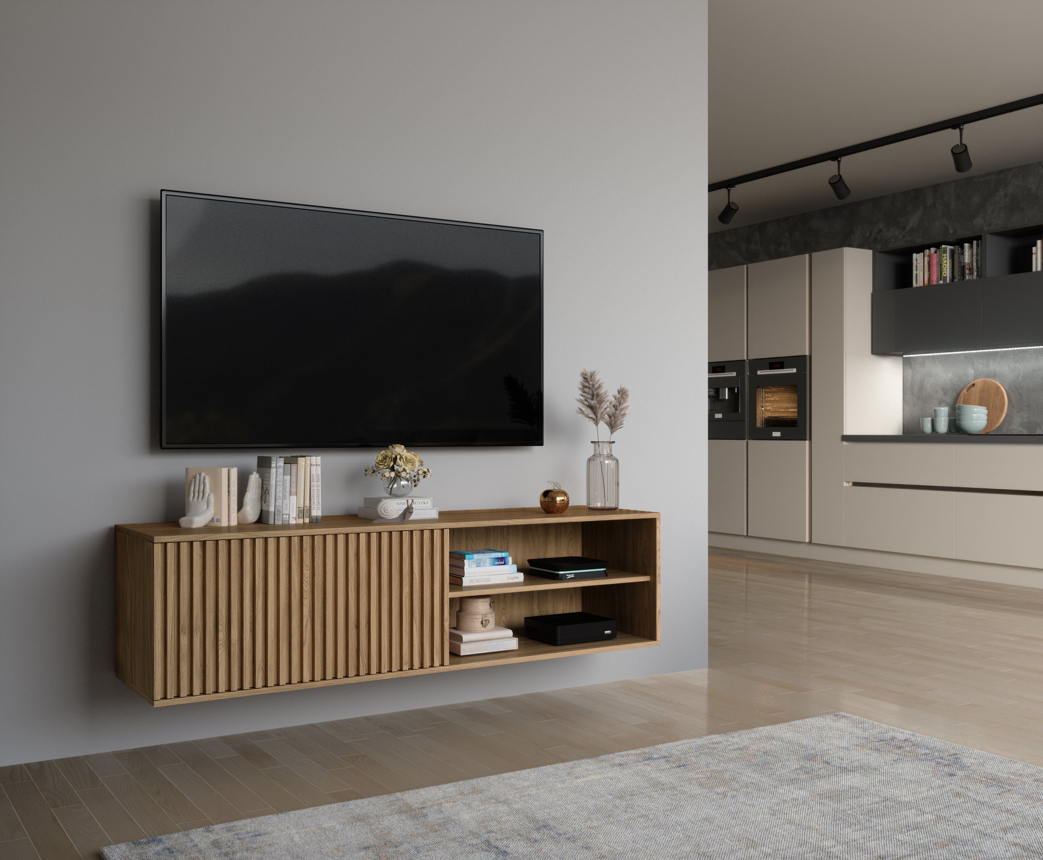 MOEBLO TV-Board Entia (Hängend Sideboard Wohnzimmer günstig online kaufen