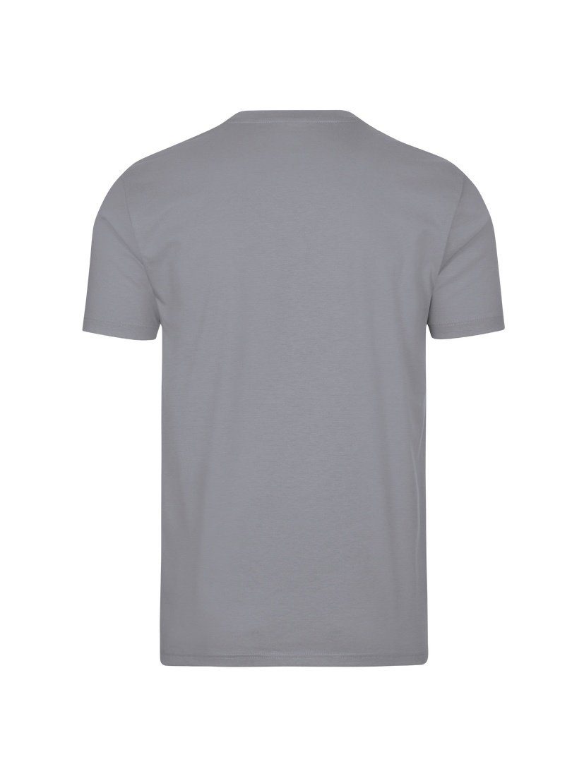 T-Shirt DELUXE Baumwolle T-Shirt TRIGEMA Trigema cool-grey
