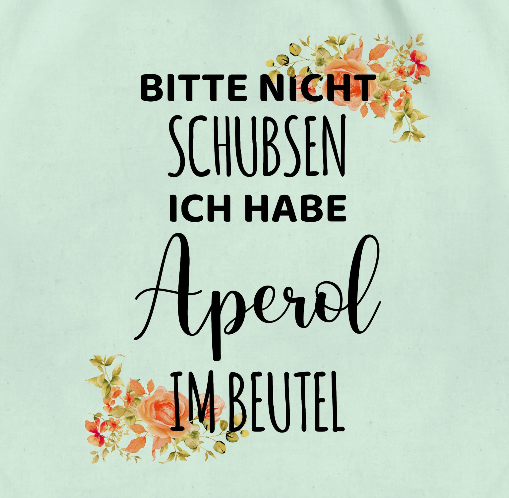 Shirtracer Turnbeutel Bitte nicht schubsen ich günstig online kaufen