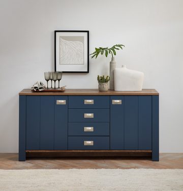 Innostyle Sideboard DIJON (1 St), 2 türig, 4 Fächer, 4 Schubladen, 2 Einlegeböden, Softclose