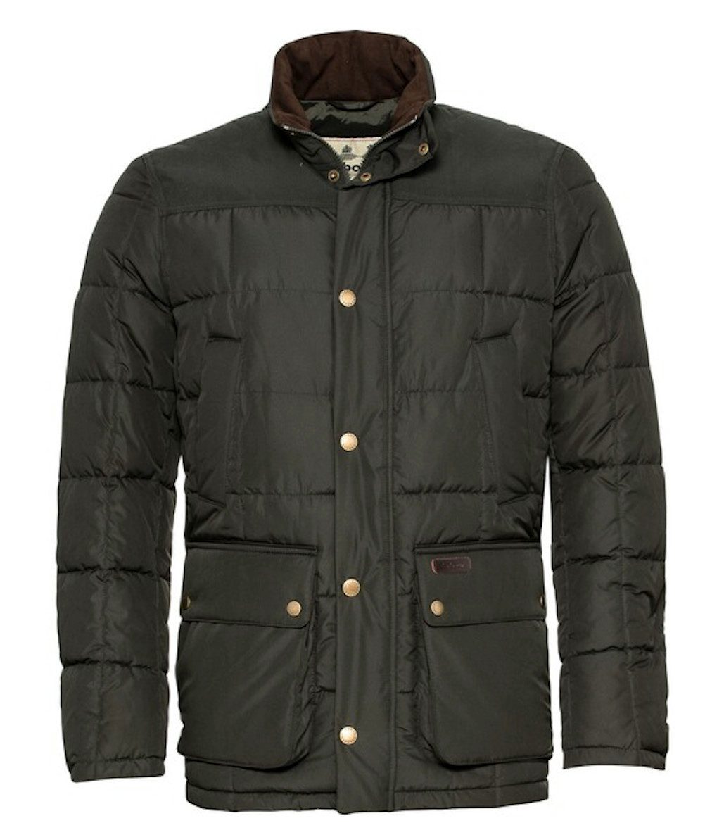 Barbour Outdoorjacke BARBOUR Ambrose Herren Steppjacke Olive