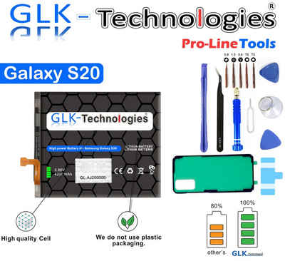 GLK-Technologies High Power Ersatzakku kompatibel mit Original Samsung Akku EB-BG980ABY Galaxy S20 SM-G980F GLK-Technologies inkl. Werkzeug Set Kit Smartphone-Akku 4200 mAh (3.86 V)