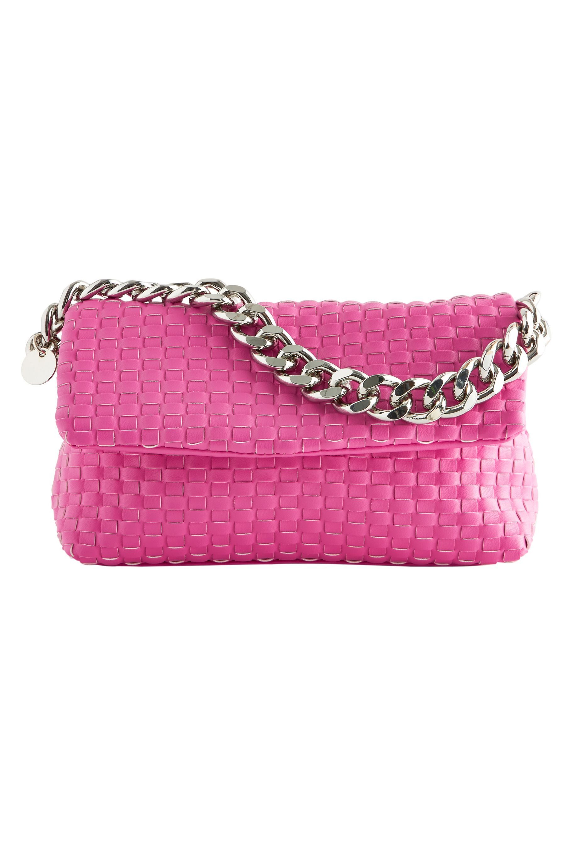 Next Clutch Clutch Bag mit Webstruktur 1 tlg