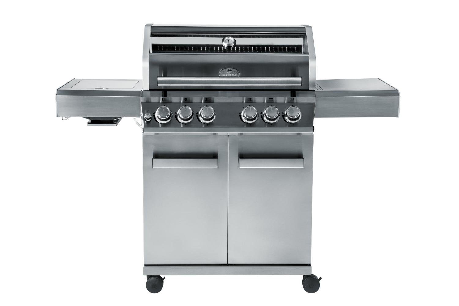 Gasgrill Premium Edelstahl Gasgrill 4+2 Brenner