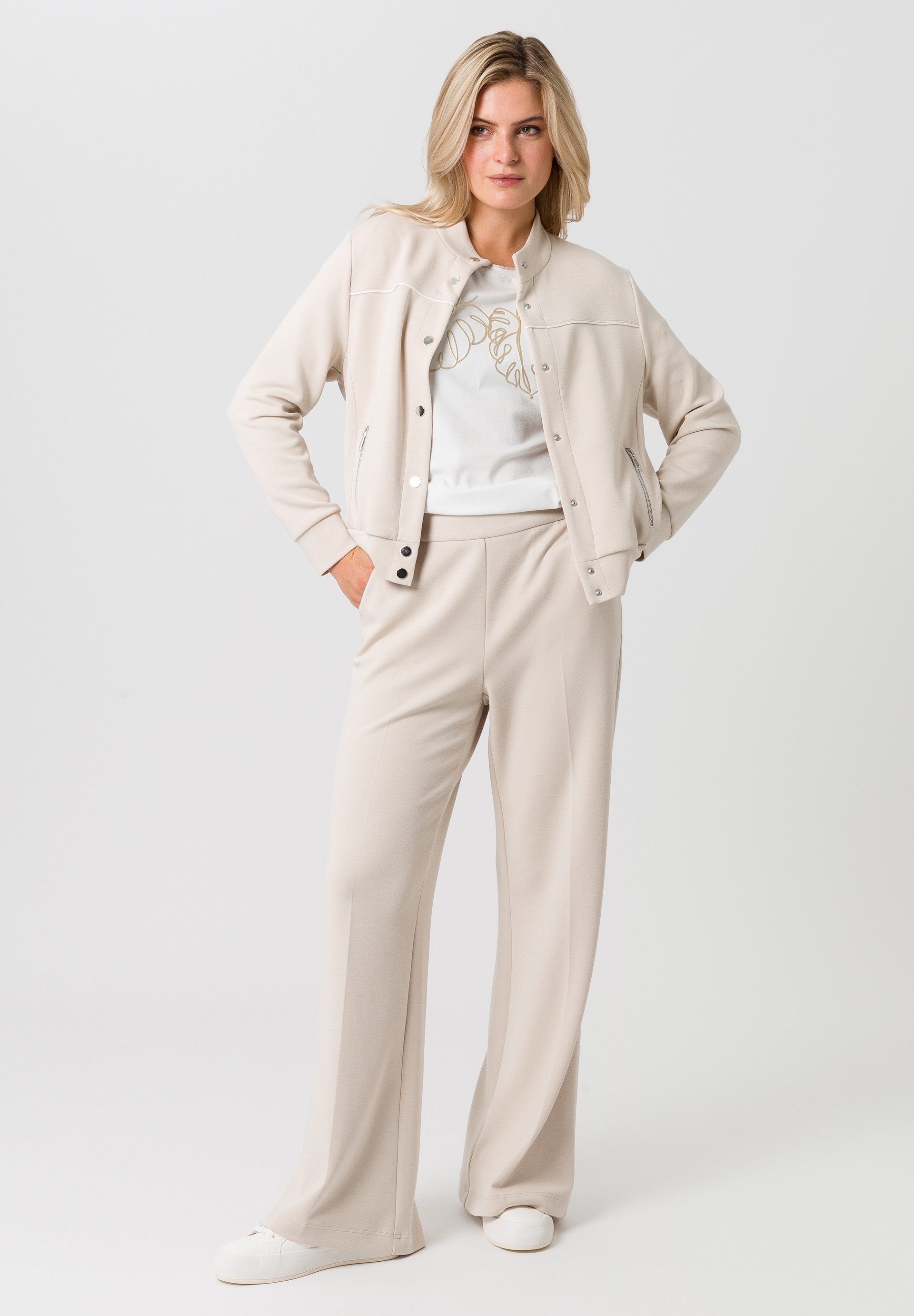 TUZZI Kurzarmshirt mit elegantem Print