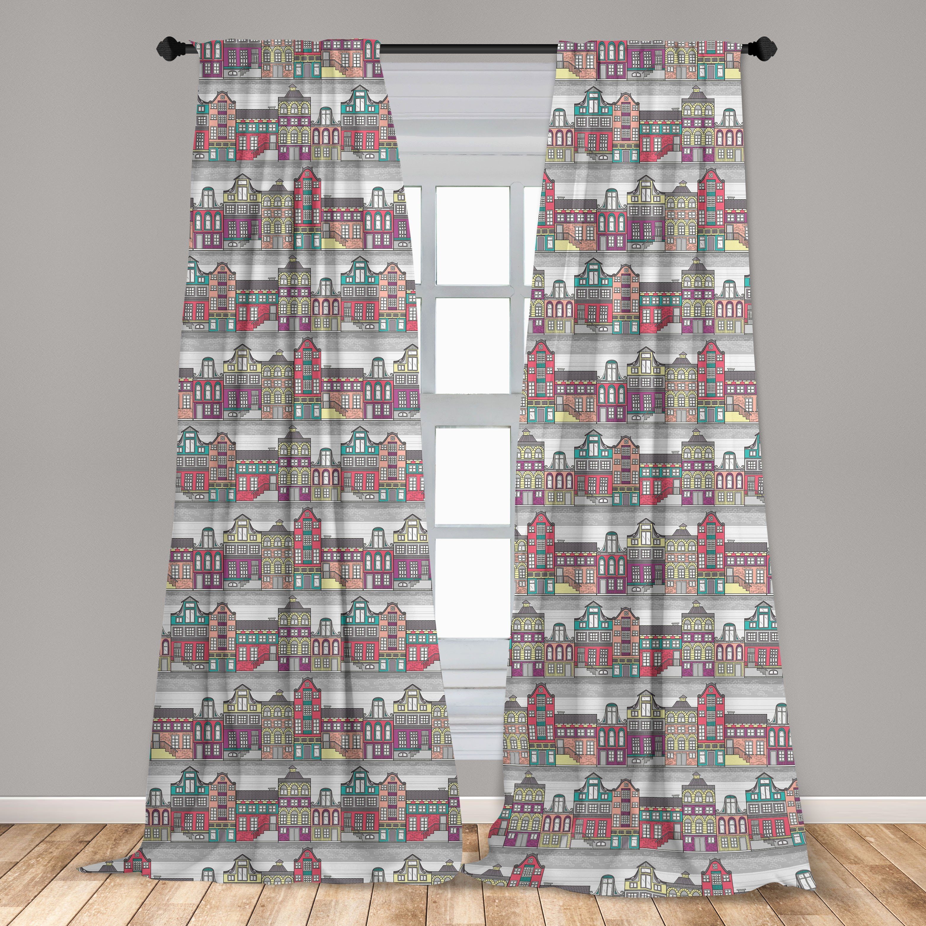 Gardine Vorhang für Sketch Microfaser, Schlafzimmer Amsterdam Abakuhaus, Häuser Niederländisch Wohnzimmer Dekor