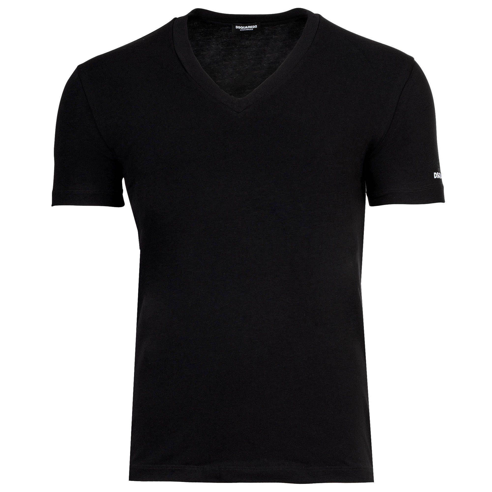 Dsquared2 T-Shirt Herren T-Shirt 2er Pack Baumwolle (Packung, 2er Pack)