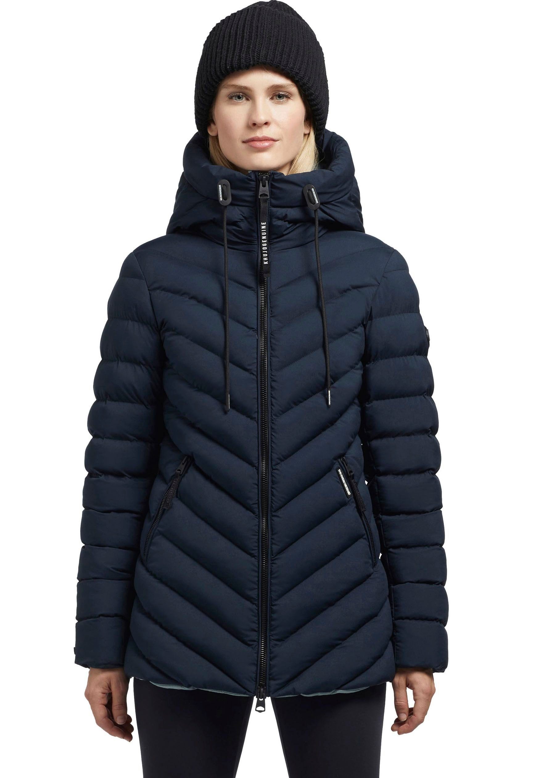 khujo Steppjacke TCHIN MATT NIGHTS BLUE