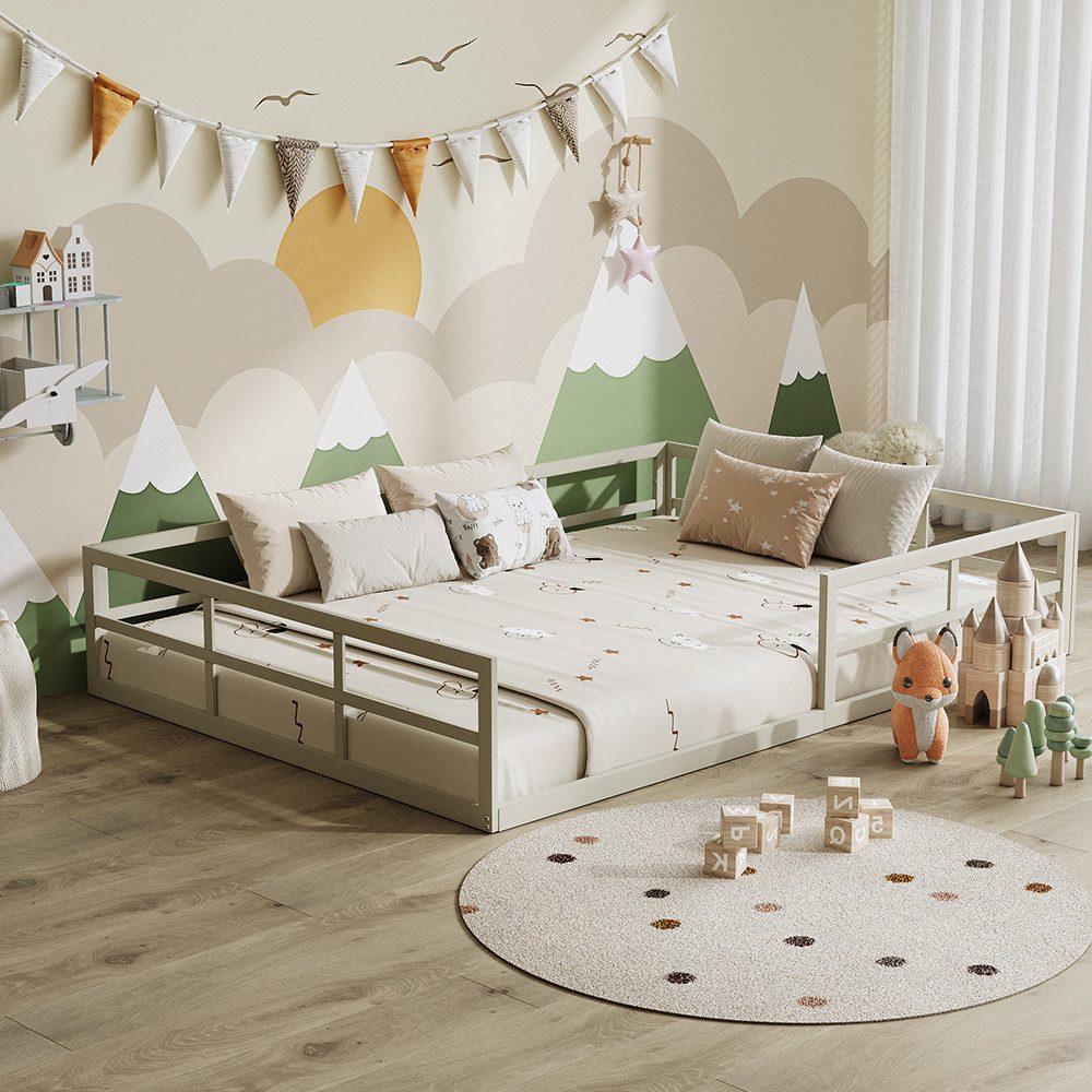 VitaliSpa® Kinderbett Minno, Greige, 205 x günstig online kaufen
