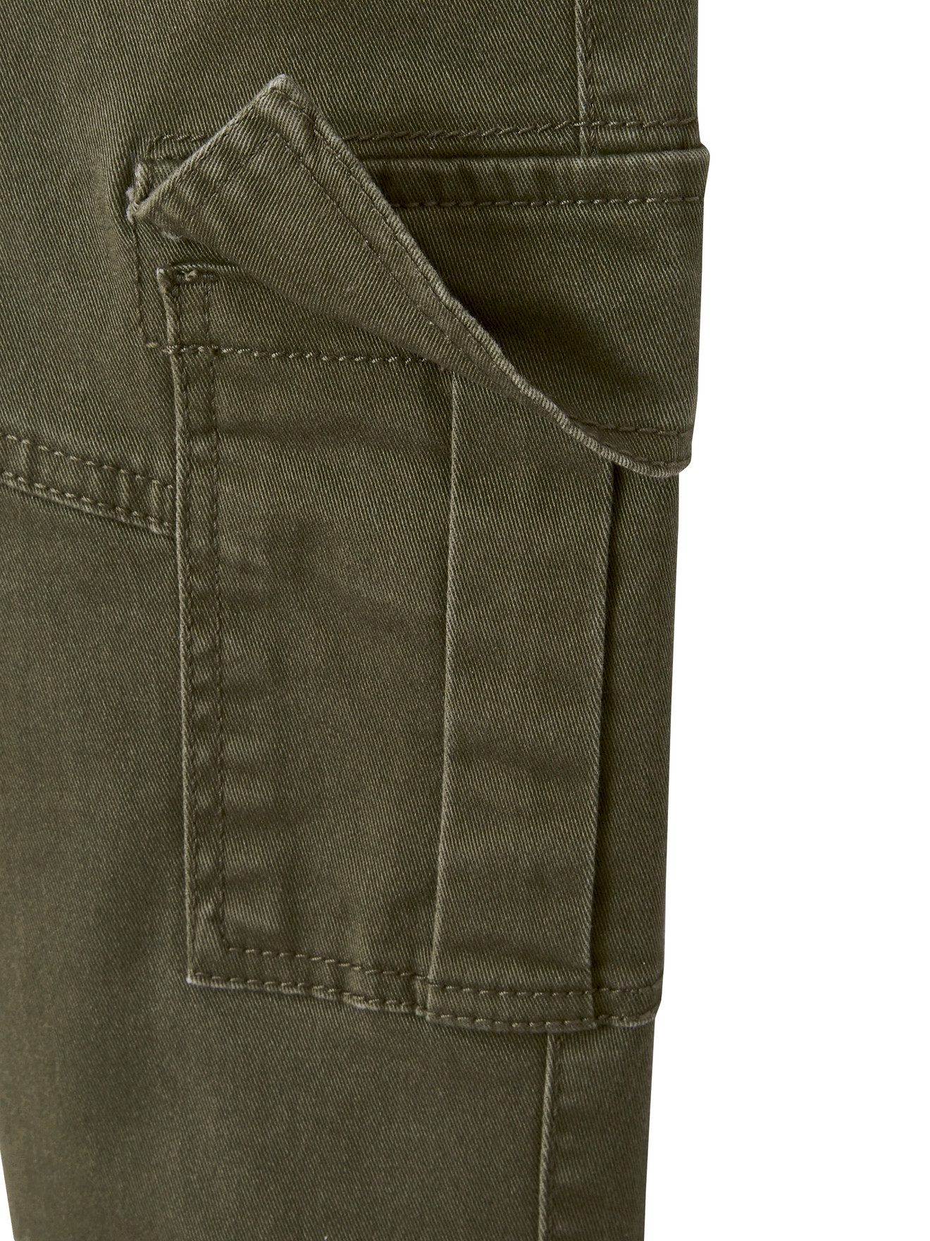 vertbaudet Stoffhose Jungen Cargohose mit Dehnbund Bundweite verstellbar – Bild 5 von 5