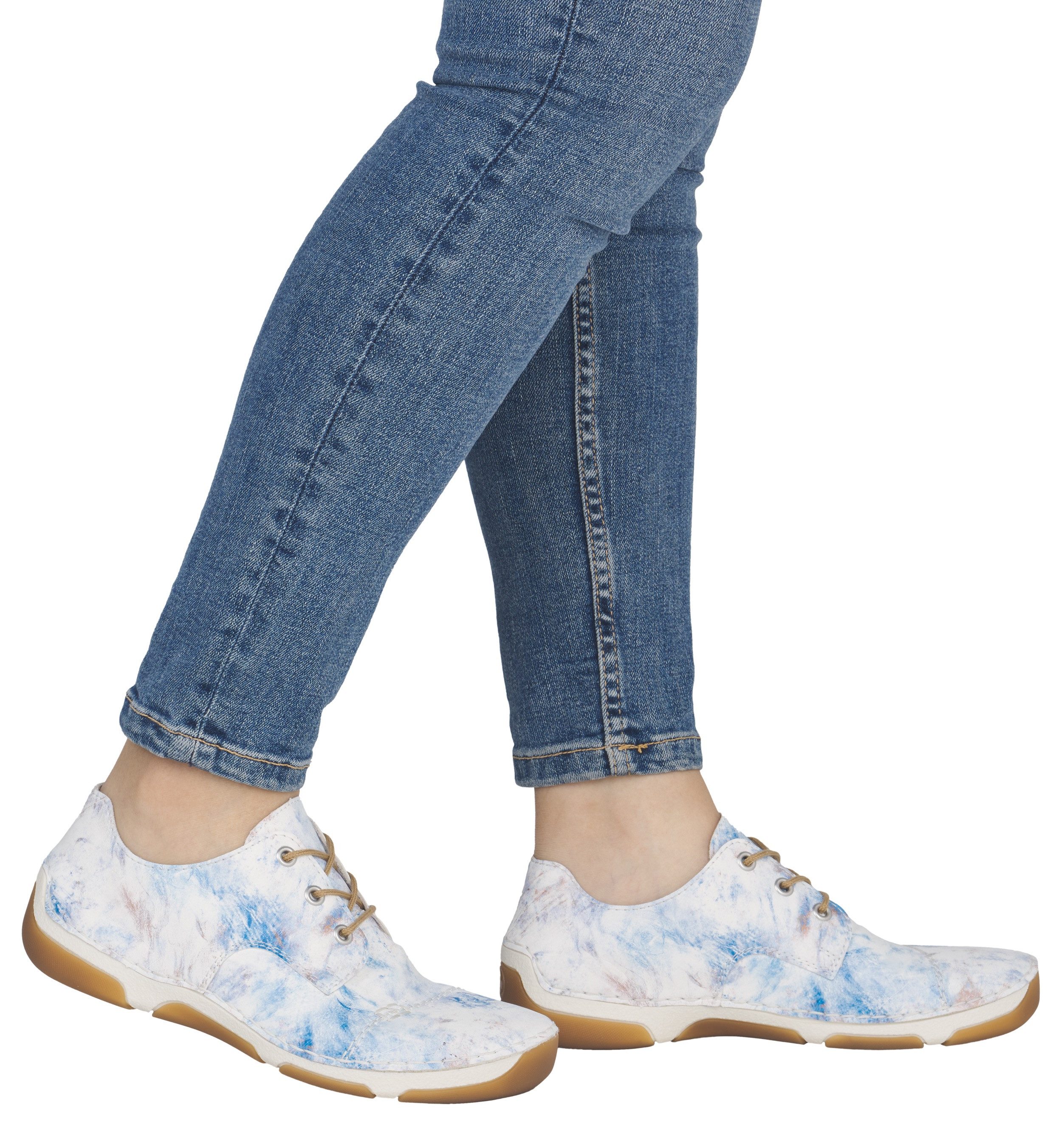 Rieker Sneaker Schnürschuh, Halbschuh, Casual-Schnürer mit softer Innensohl günstig online kaufen