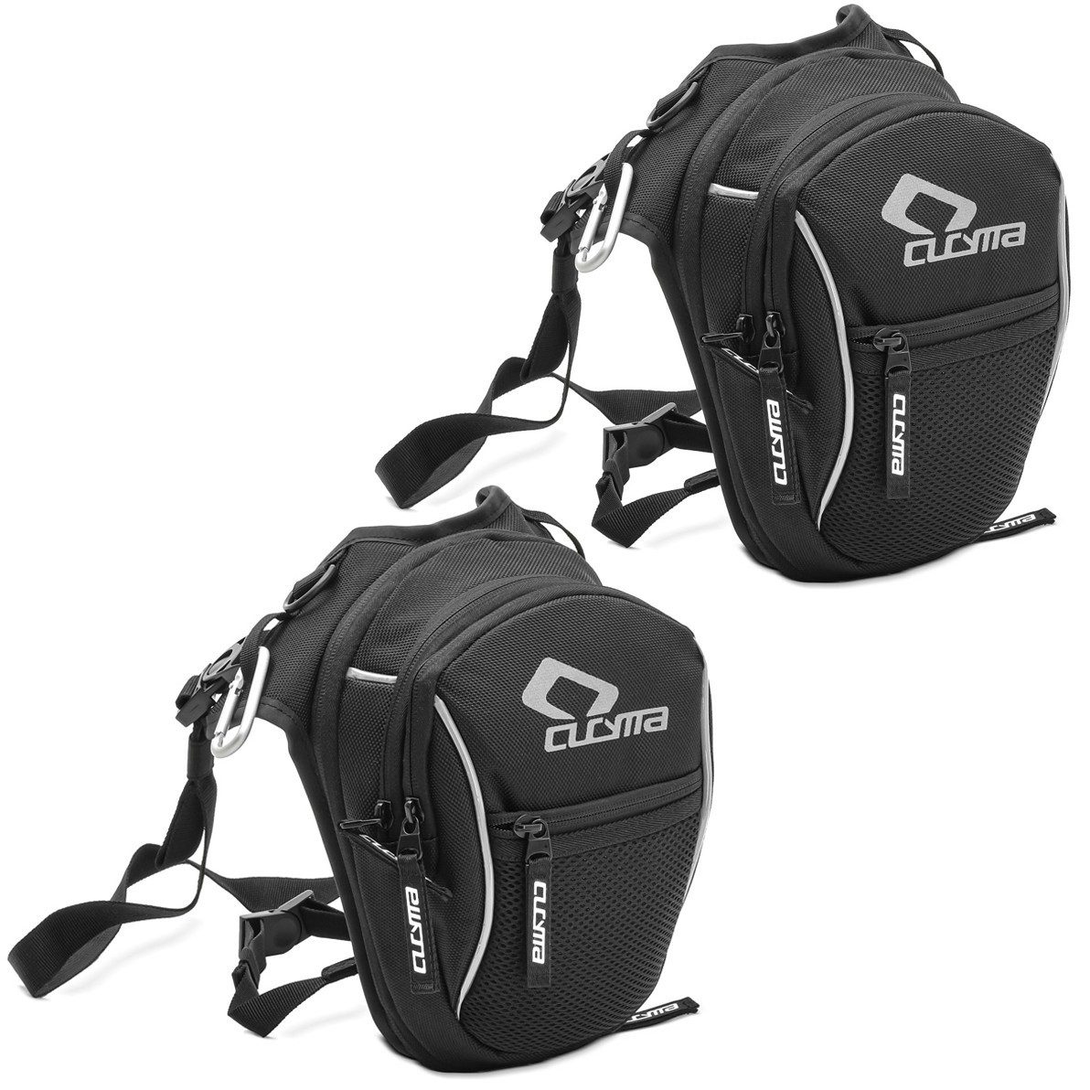 Bagtecs Reisetasche 2x Beintasche # LB5 erweiterbar 2,8-4,6 Liter Leg Bag Spar-Set