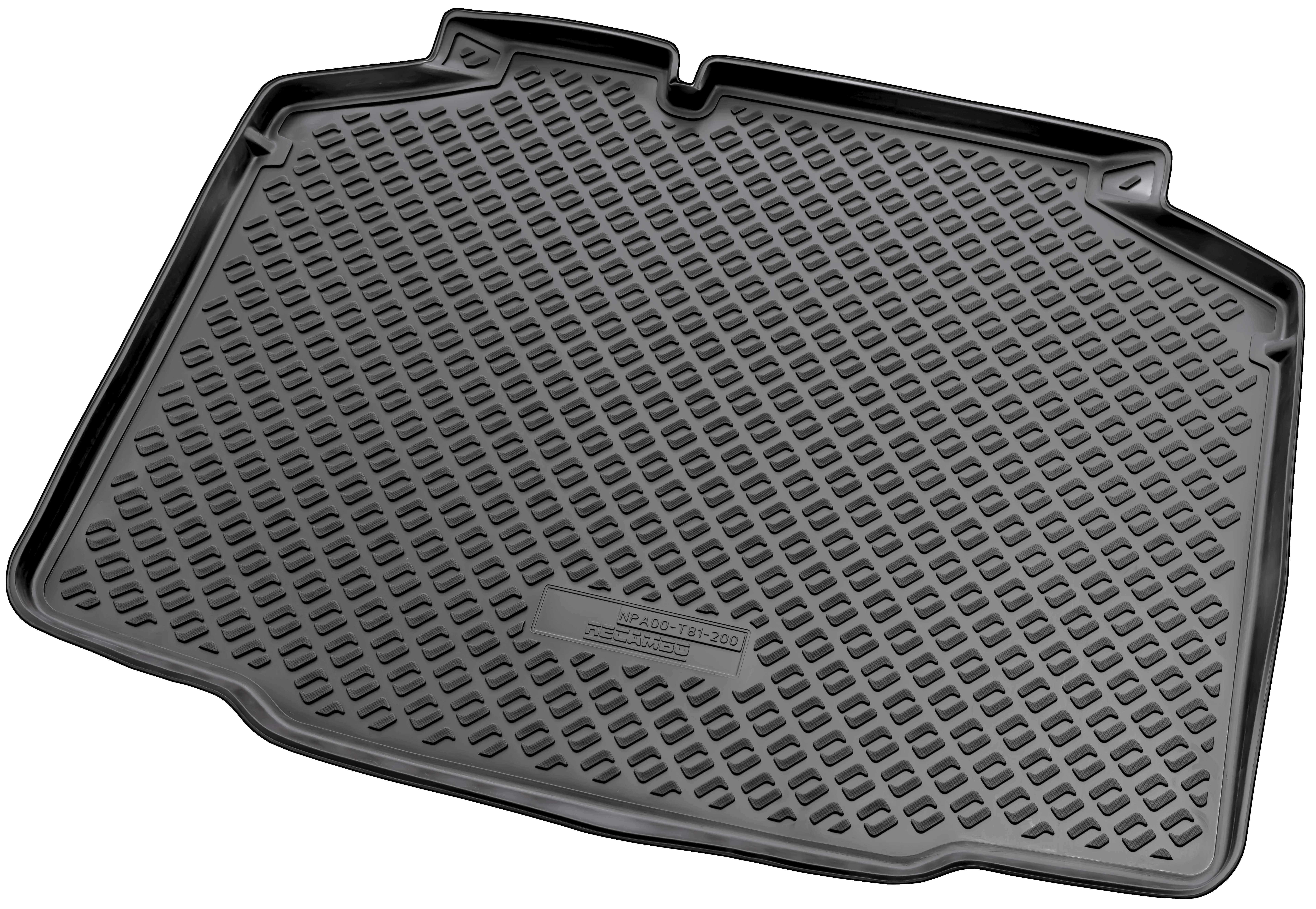 RECAMBO Kofferraumwanne für Skoda Kamiq, Standardboden, ab 2019>, für Skoda Kamiq, 100% passgenaue Antirutschmatte, Kofferraum Schutzmatte, Gummimatte