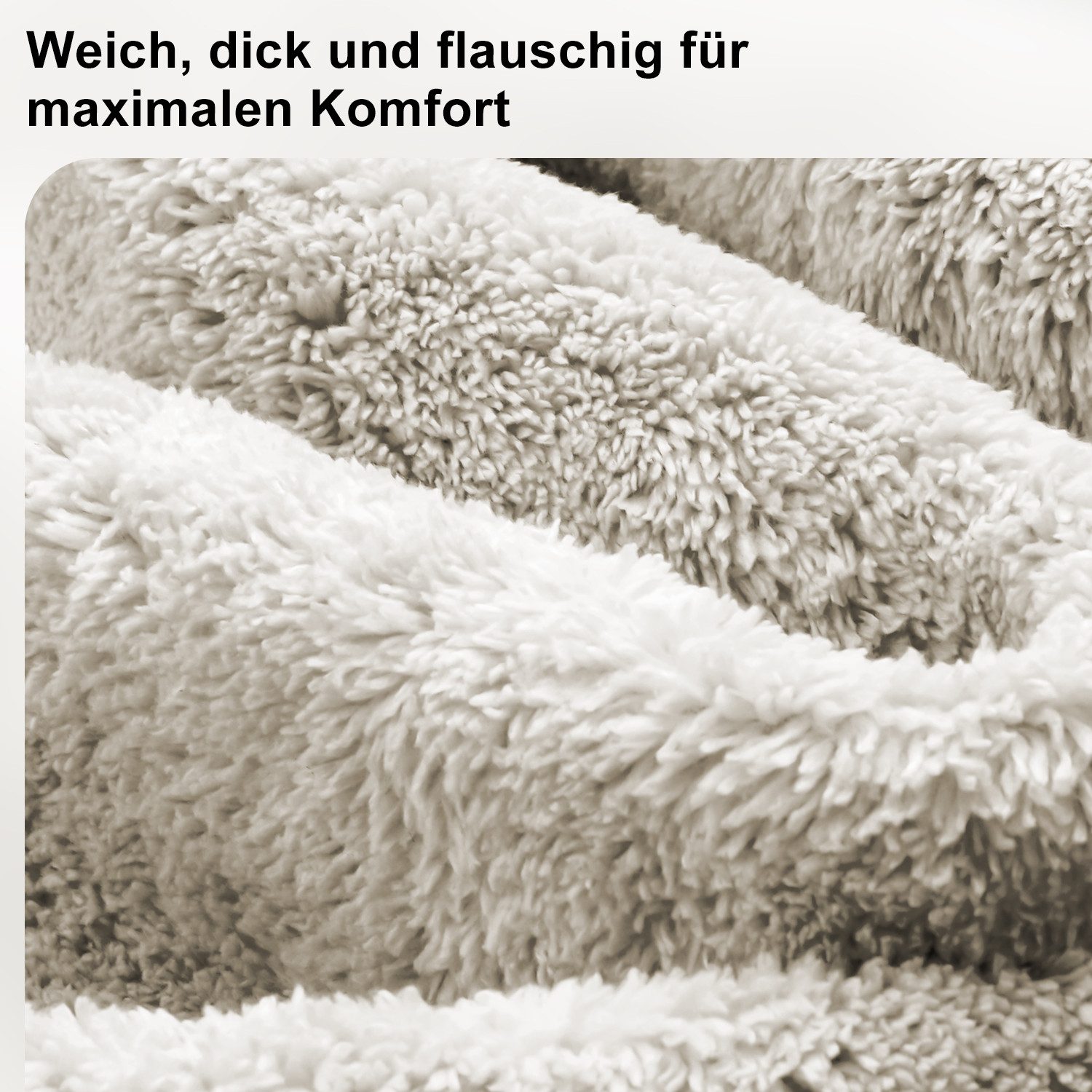 Simloveve Teppich Wohnzimmerteppich Einfarbiges Design, Rechteckig, günstig online kaufen